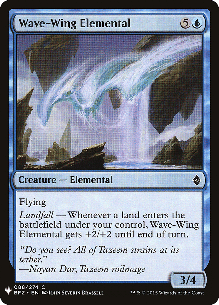 Wave-Wing Elemental — The List — Magic: The Gathering