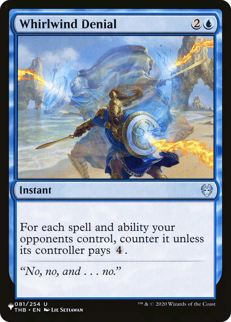 Whirlwind Denial — The List — Magic: The Gathering
