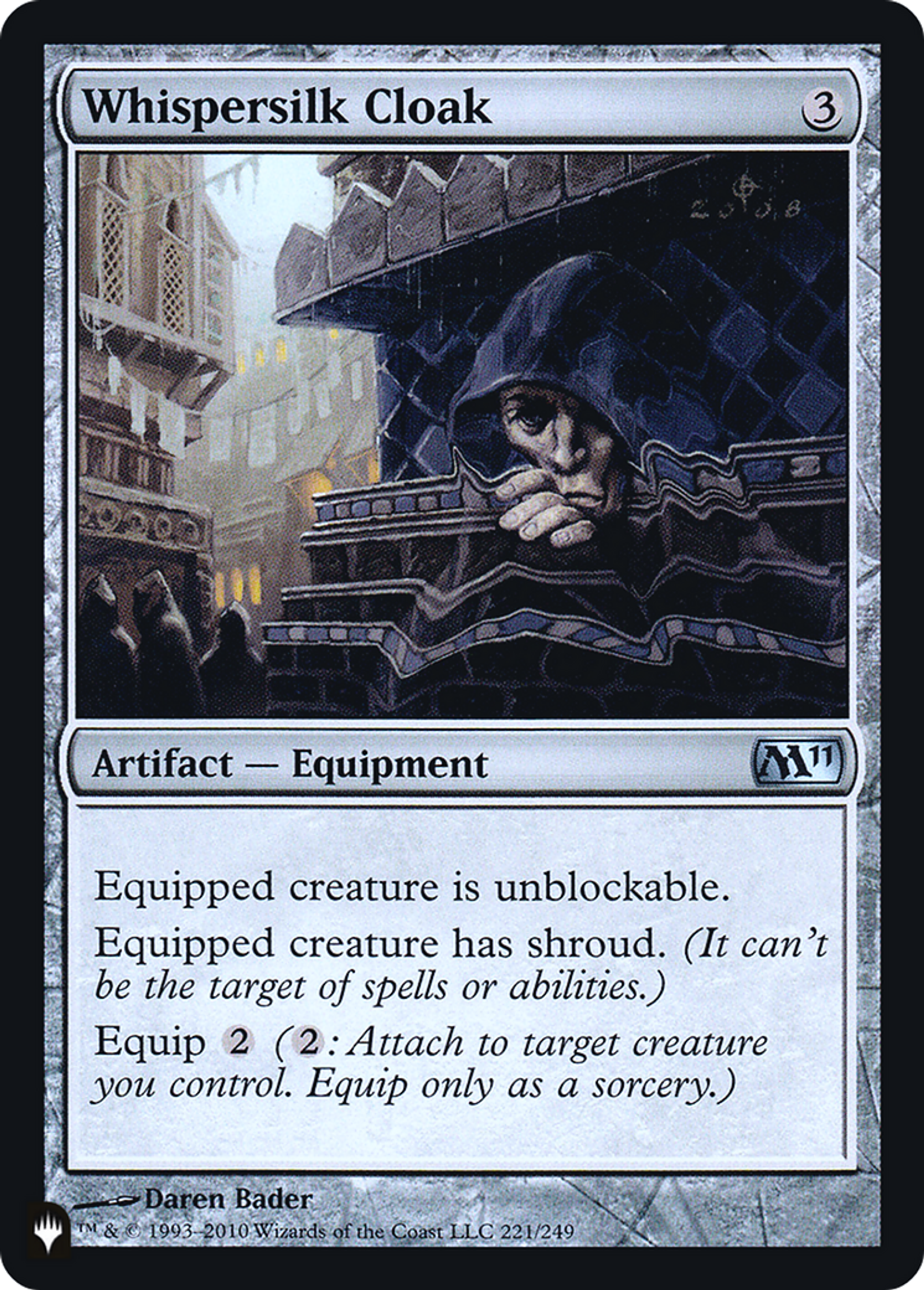 Whispersilk Cloak — The List — Magic: The Gathering