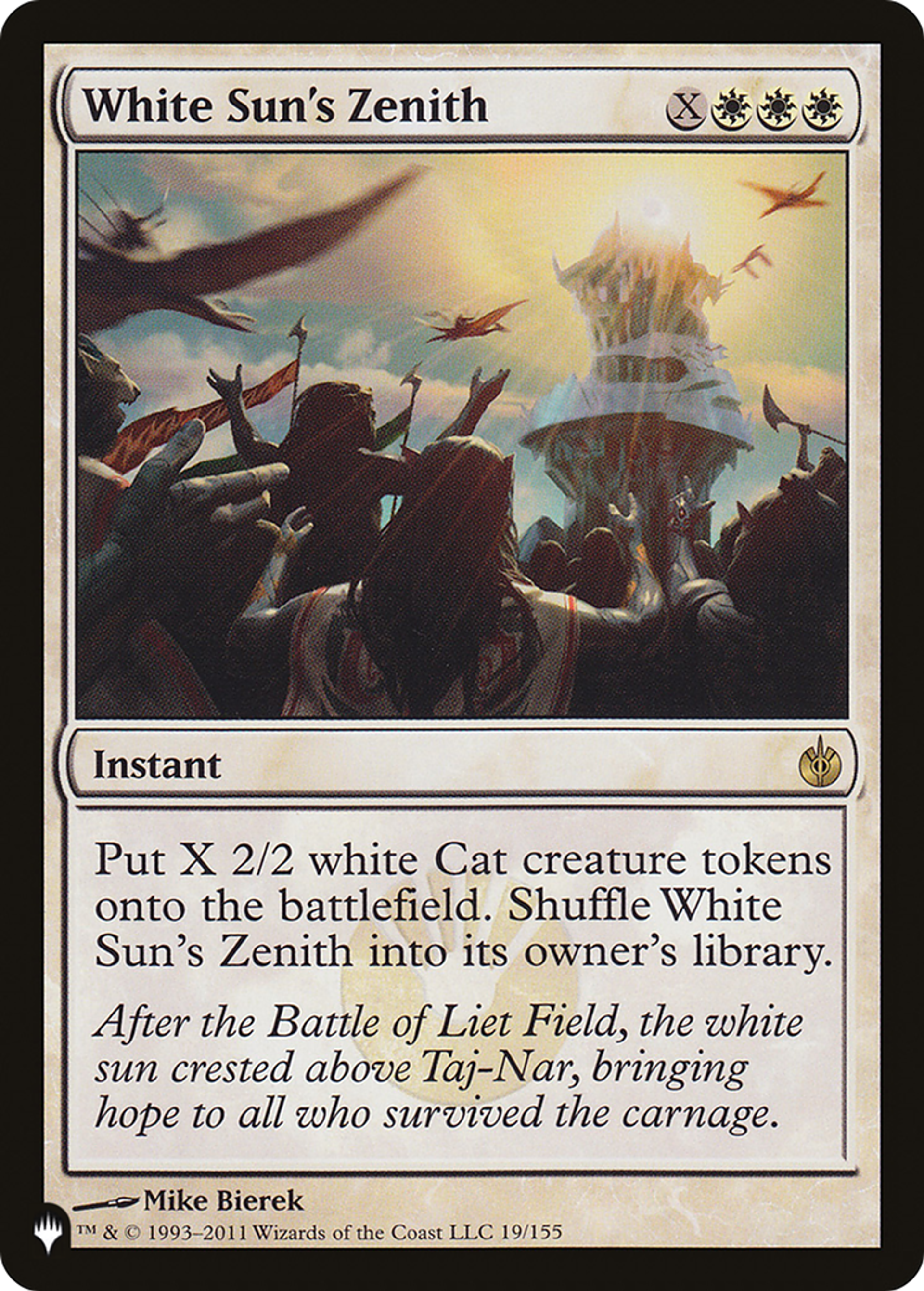 White Sun's Zenith — The List — Magic: The Gathering