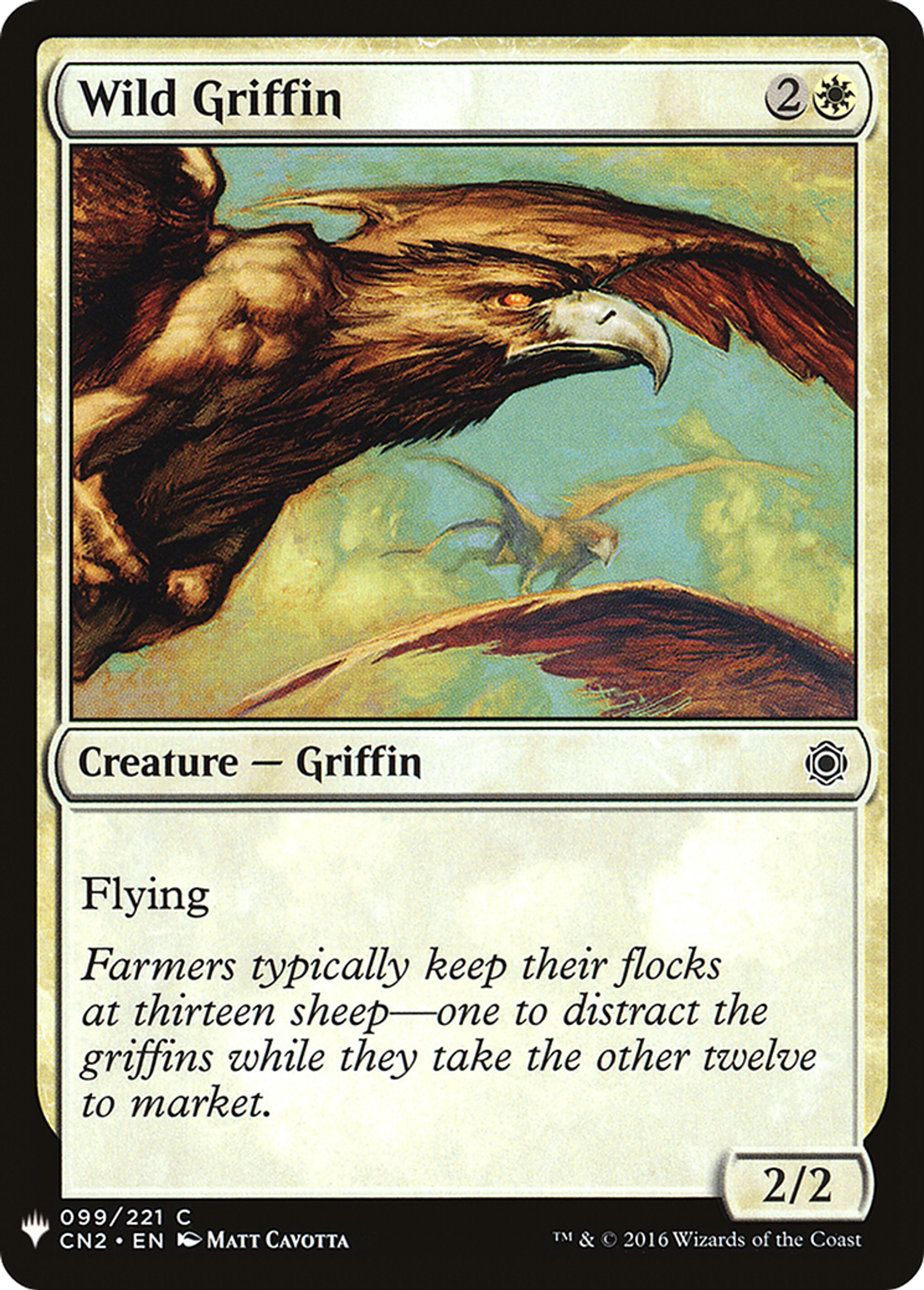 Wild Griffin — The List — Magic: The Gathering