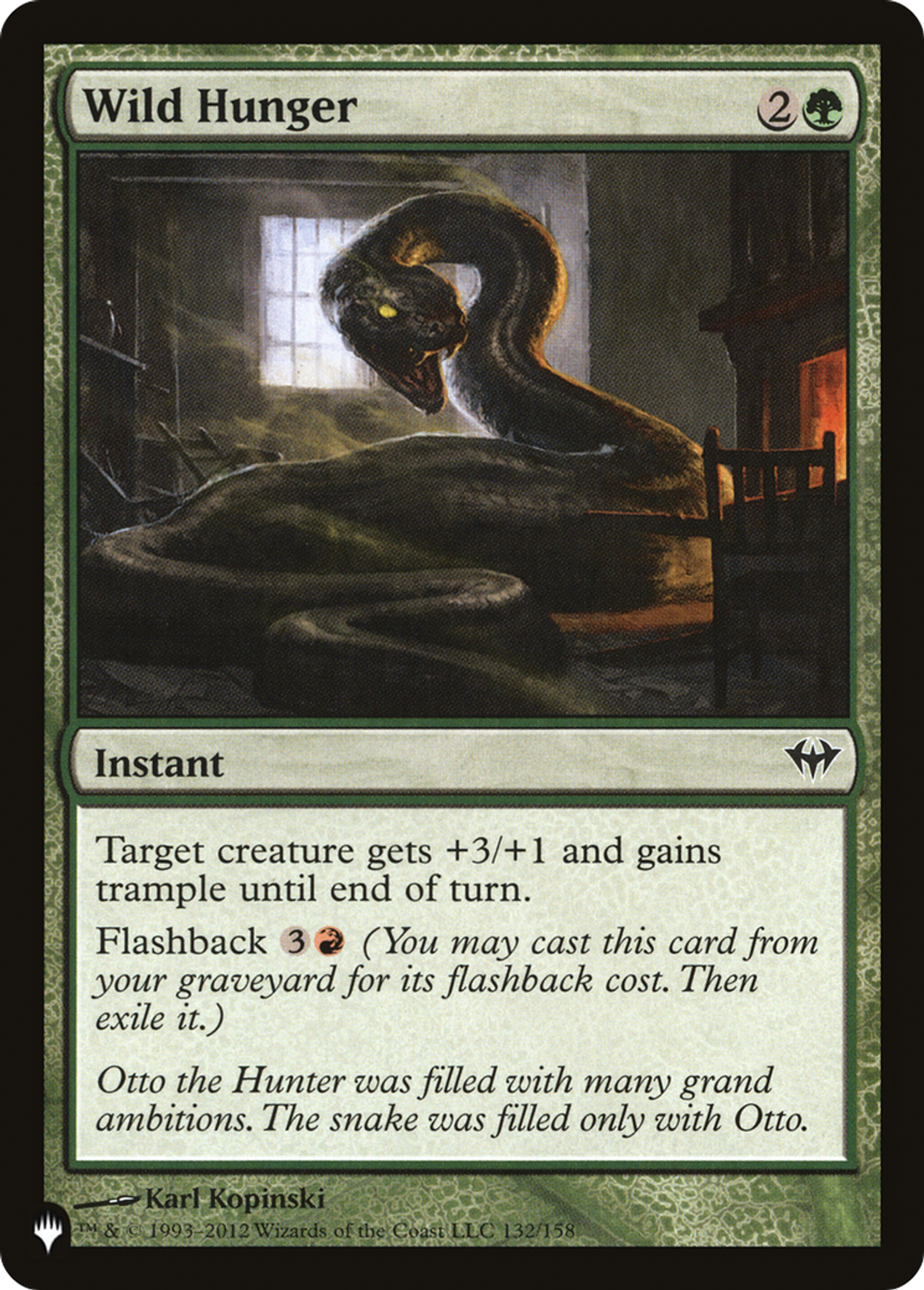 Faim sauvage — The List — Magic: The Gathering