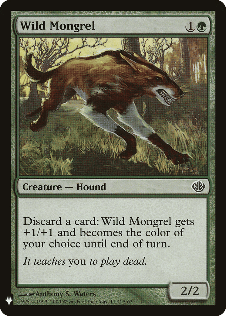 Wild Mongrel — The List — Magic: The Gathering