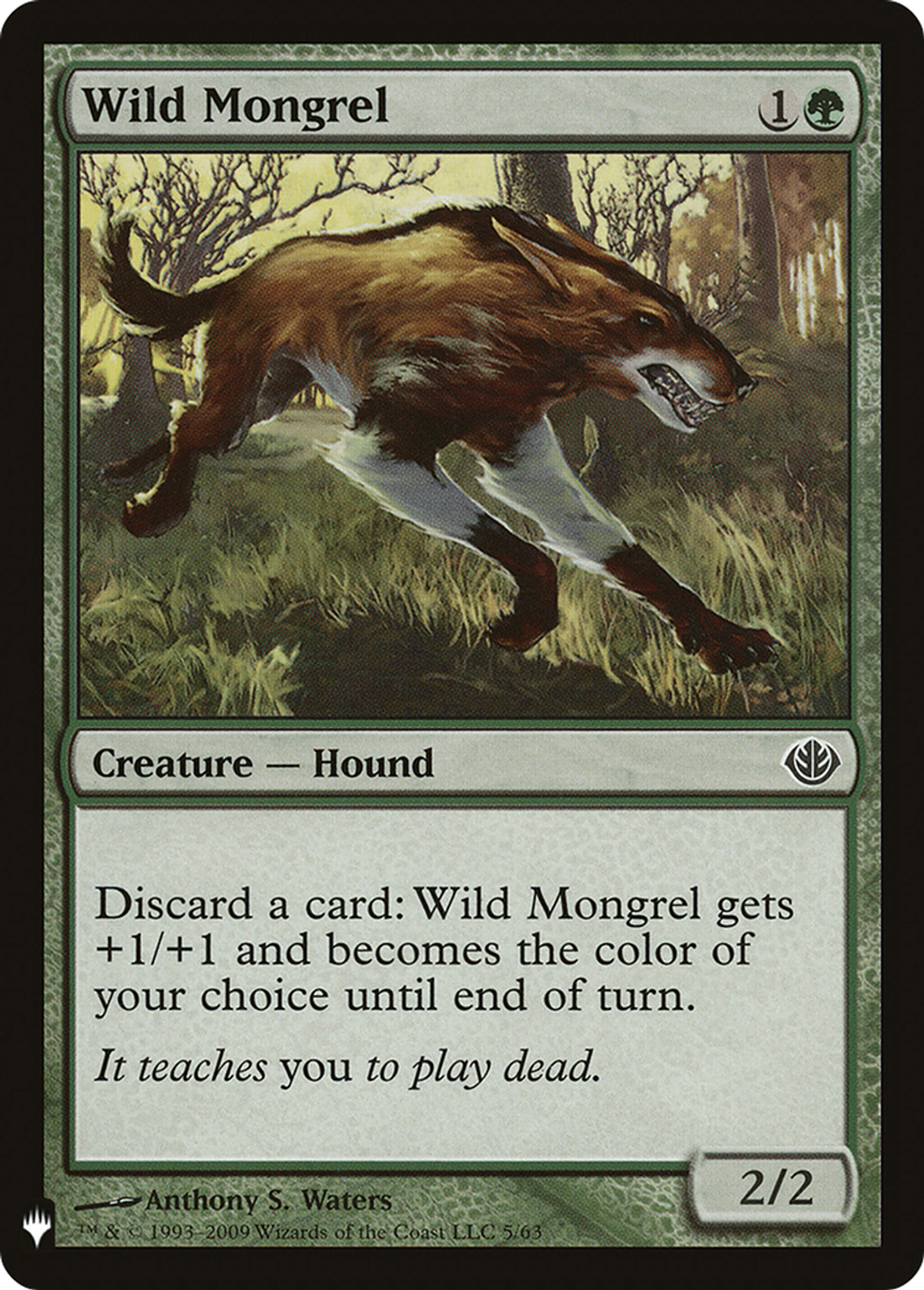 Wild Mongrel — The List — Magic: The Gathering