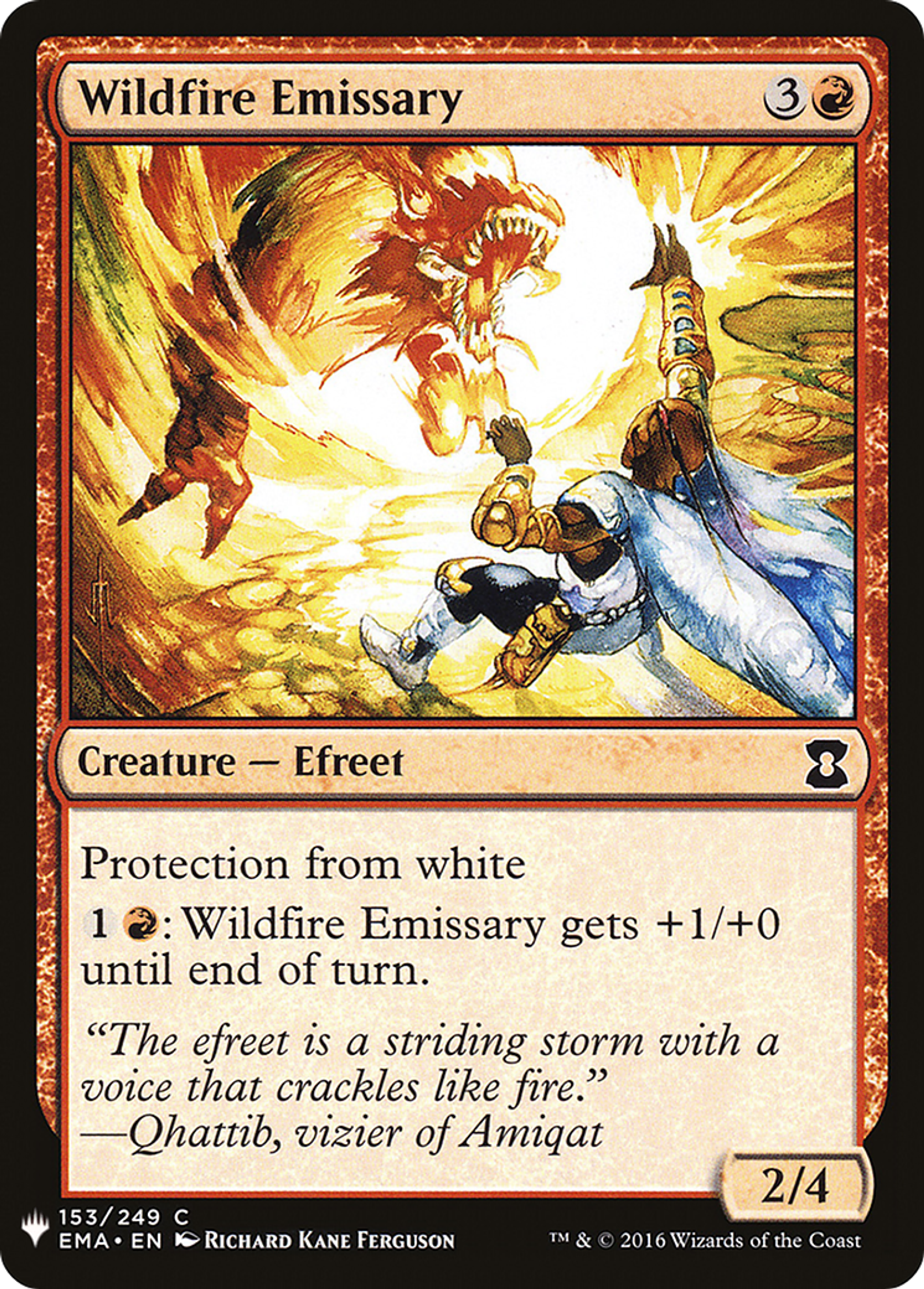 Wildfire Emissary — The List — Magic: The Gathering