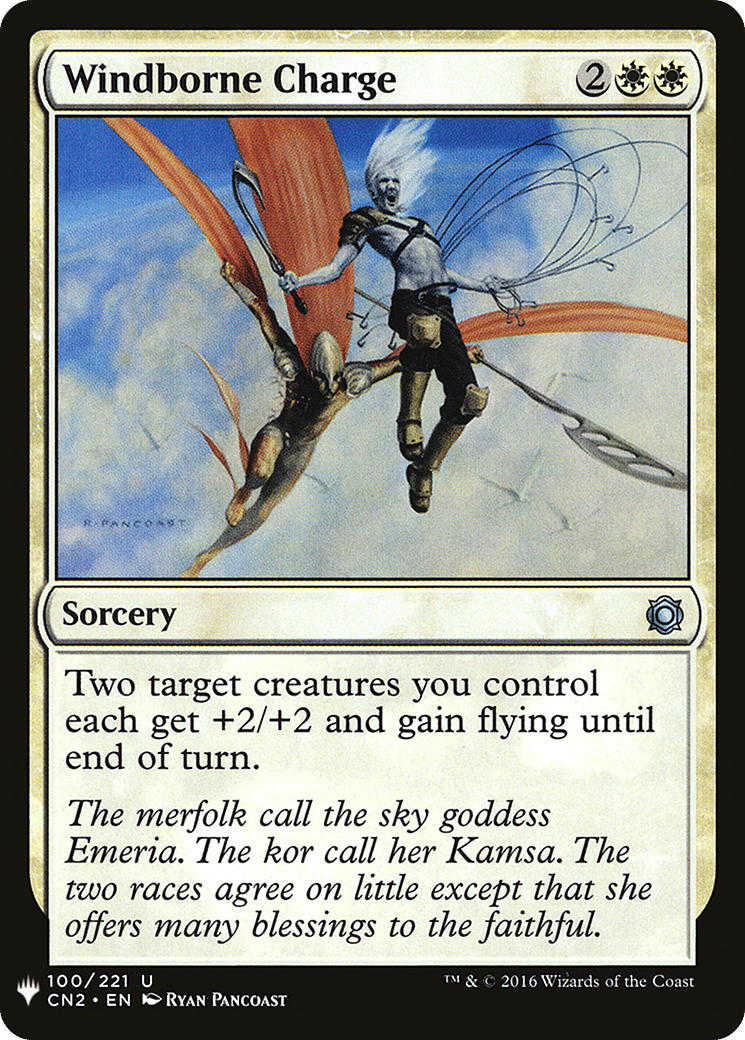 Windborne Charge — The List — Magic: The Gathering