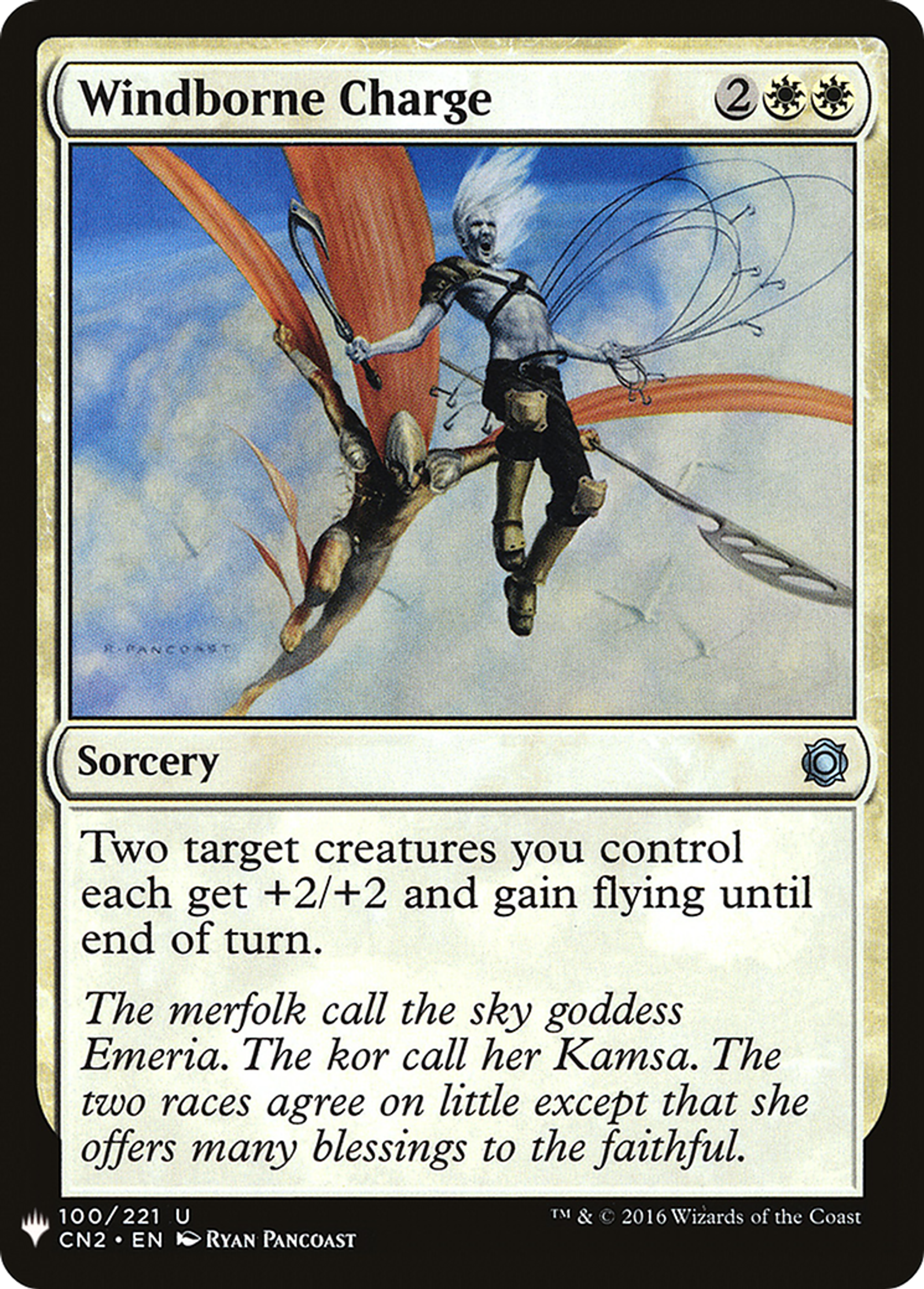 Windborne Charge — The List — Magic: The Gathering