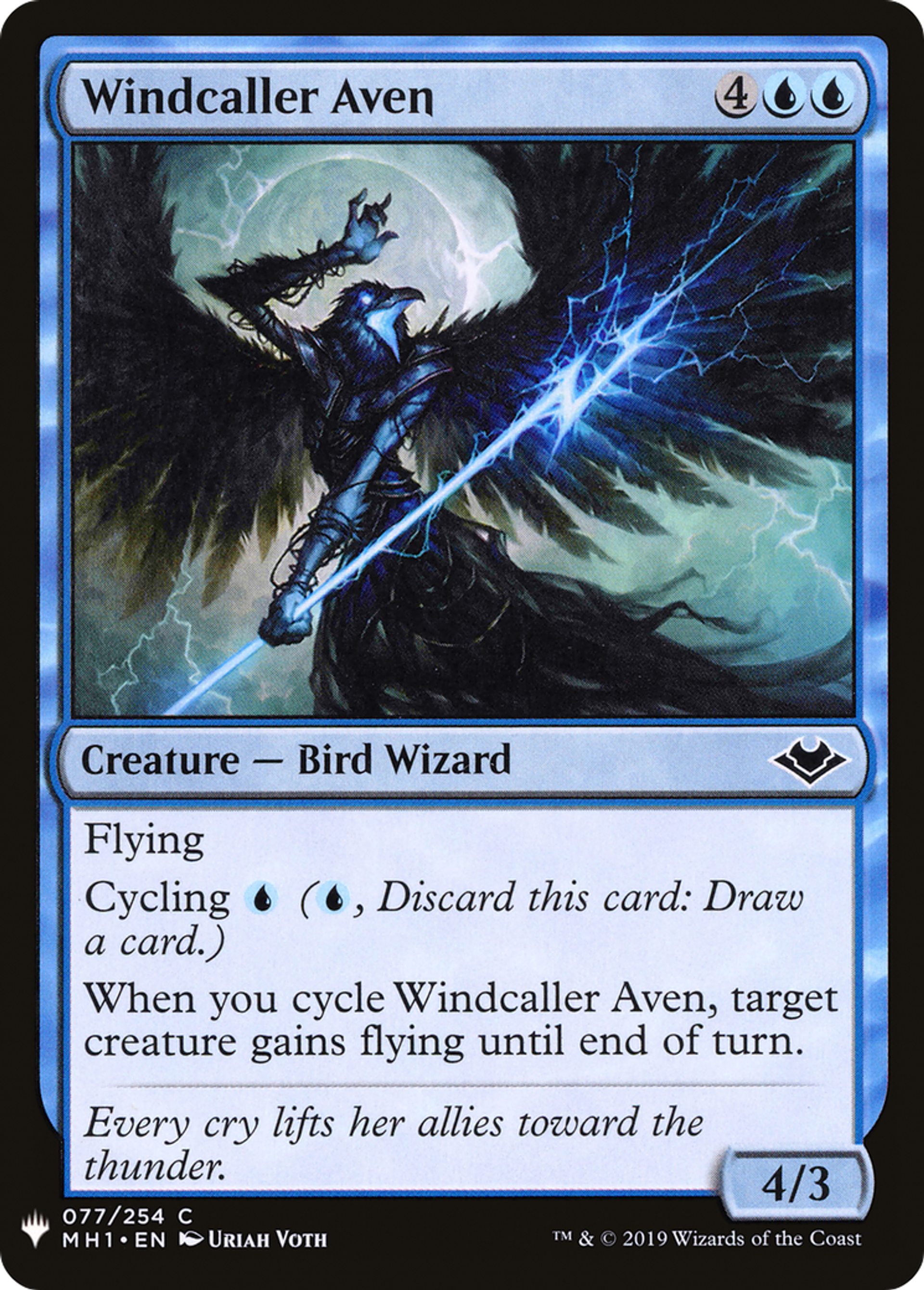 Windcaller Aven — The List — Magic: The Gathering