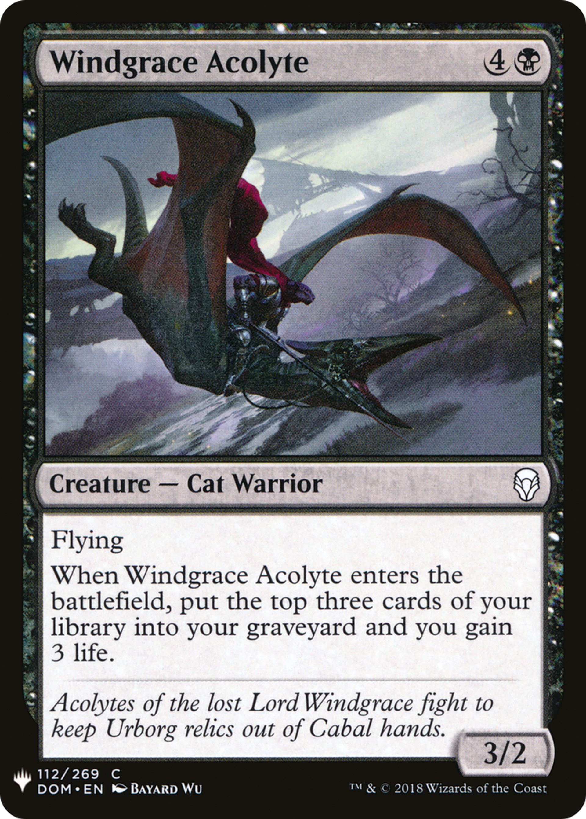 Windgrace Acolyte — The List — Magic: The Gathering