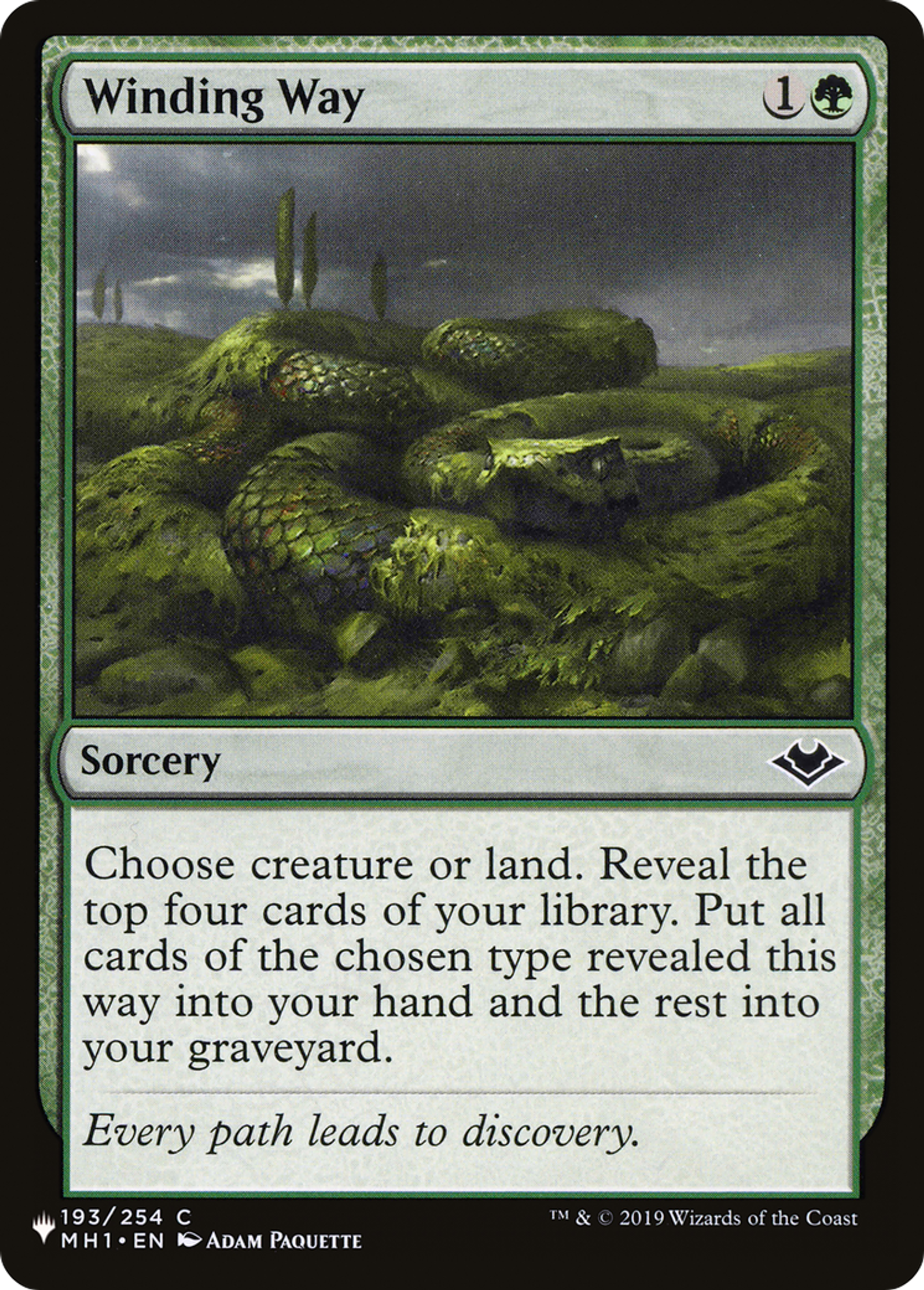 Winding Way — The List — Magic: The Gathering