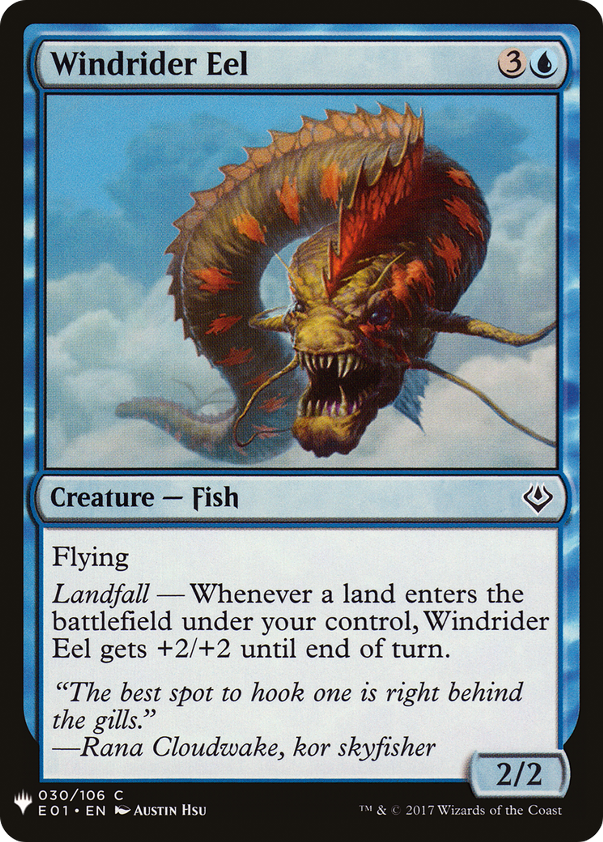 Windrider Eel — The List — Magic: The Gathering