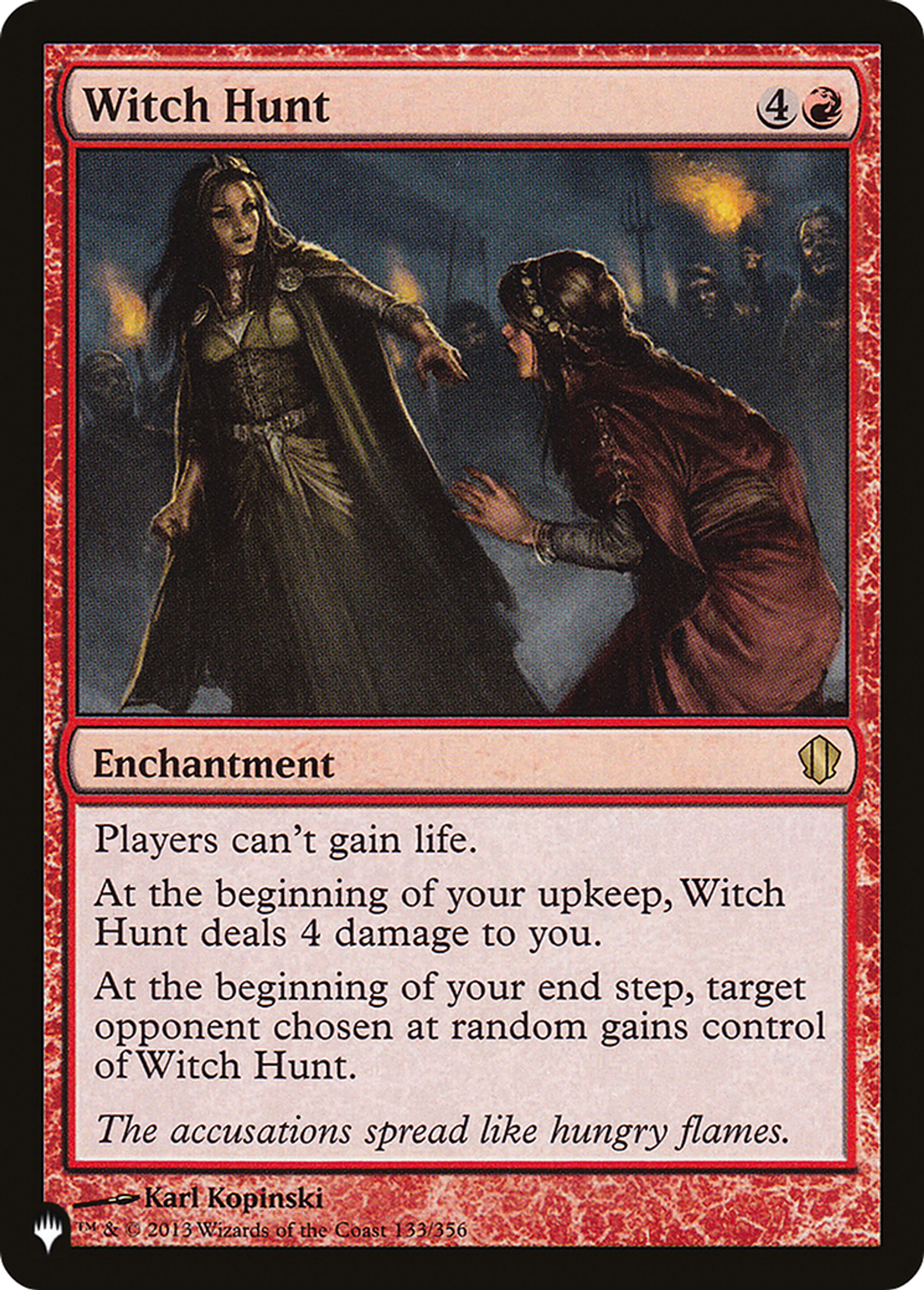 Chasse aux sorcières — The List — Magic: The Gathering