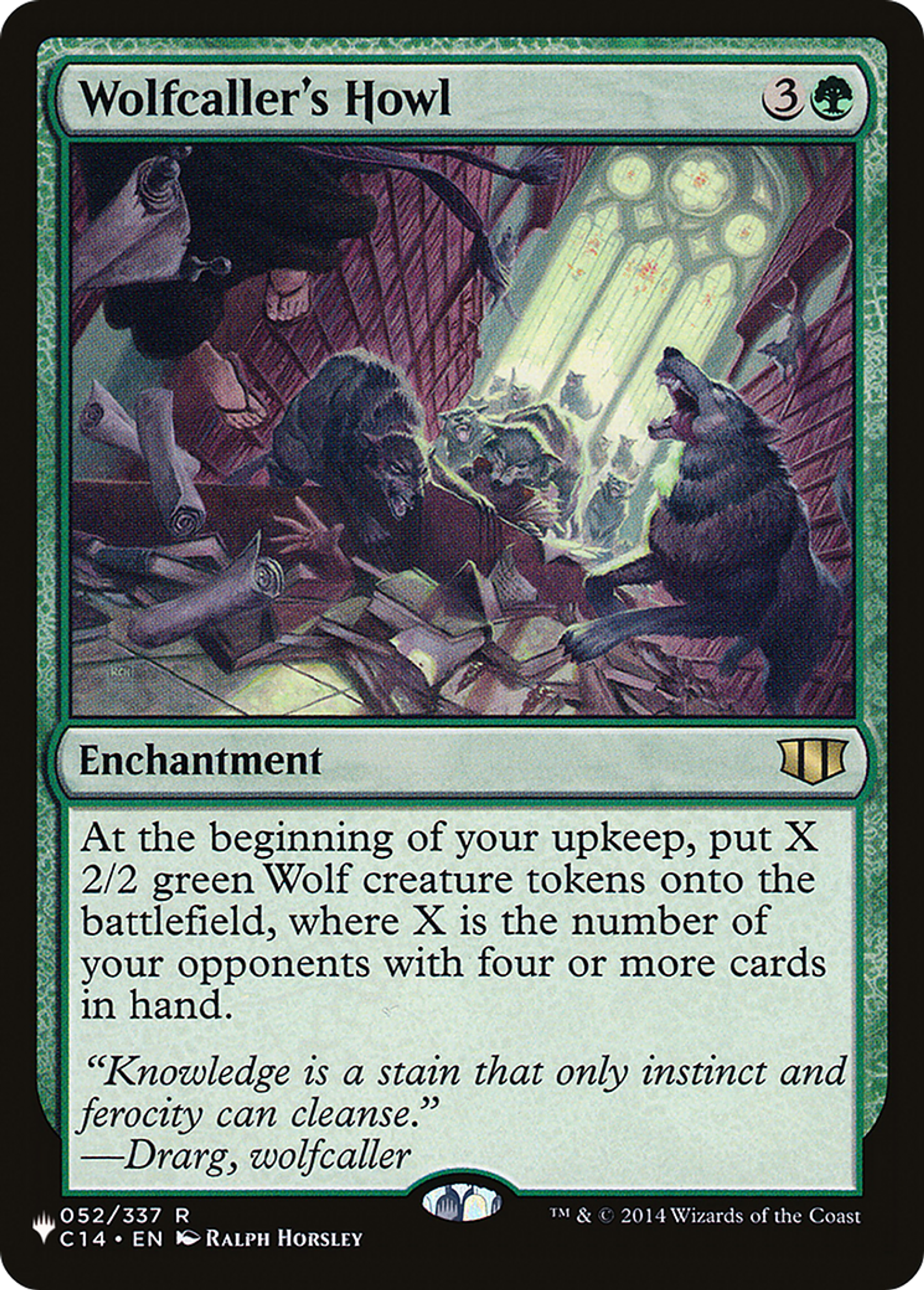 Hurlement du meneur de loups — The List — Magic: The Gathering