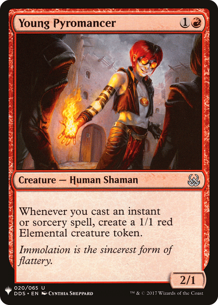 Young Pyromancer — The List — Magic: The Gathering