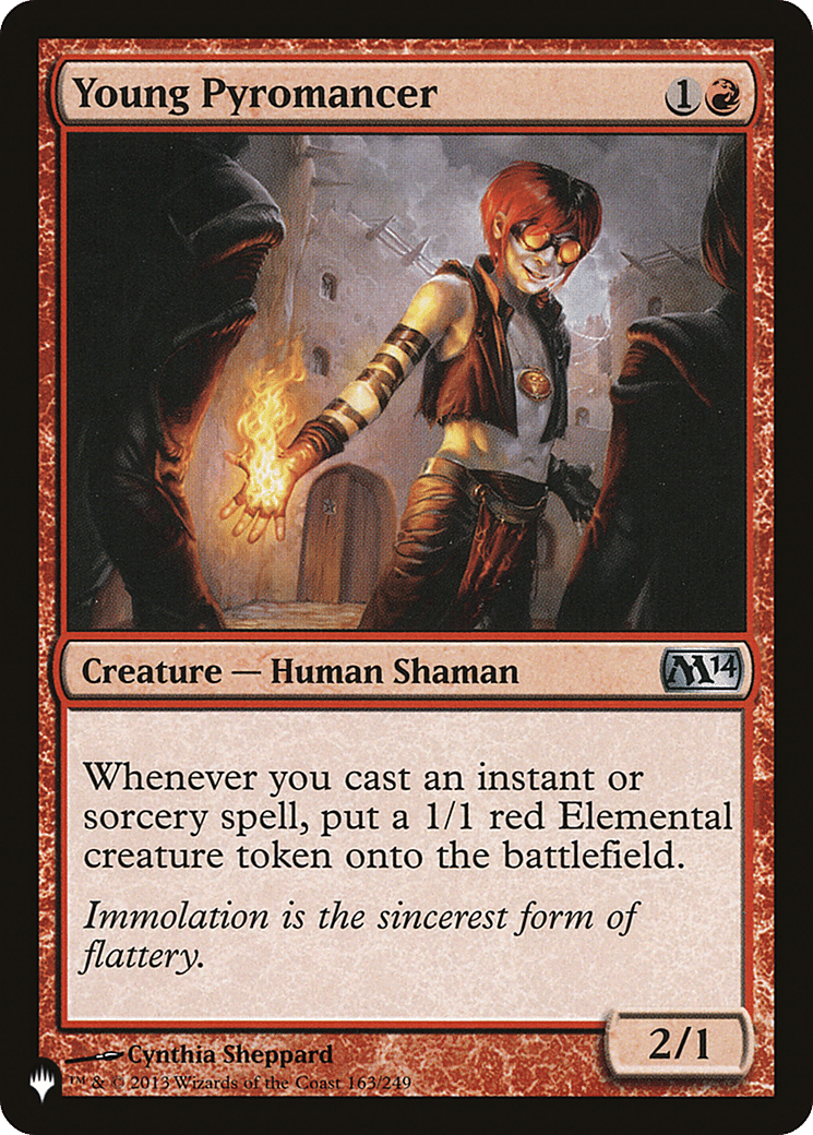 Young Pyromancer — The List — Magic: The Gathering