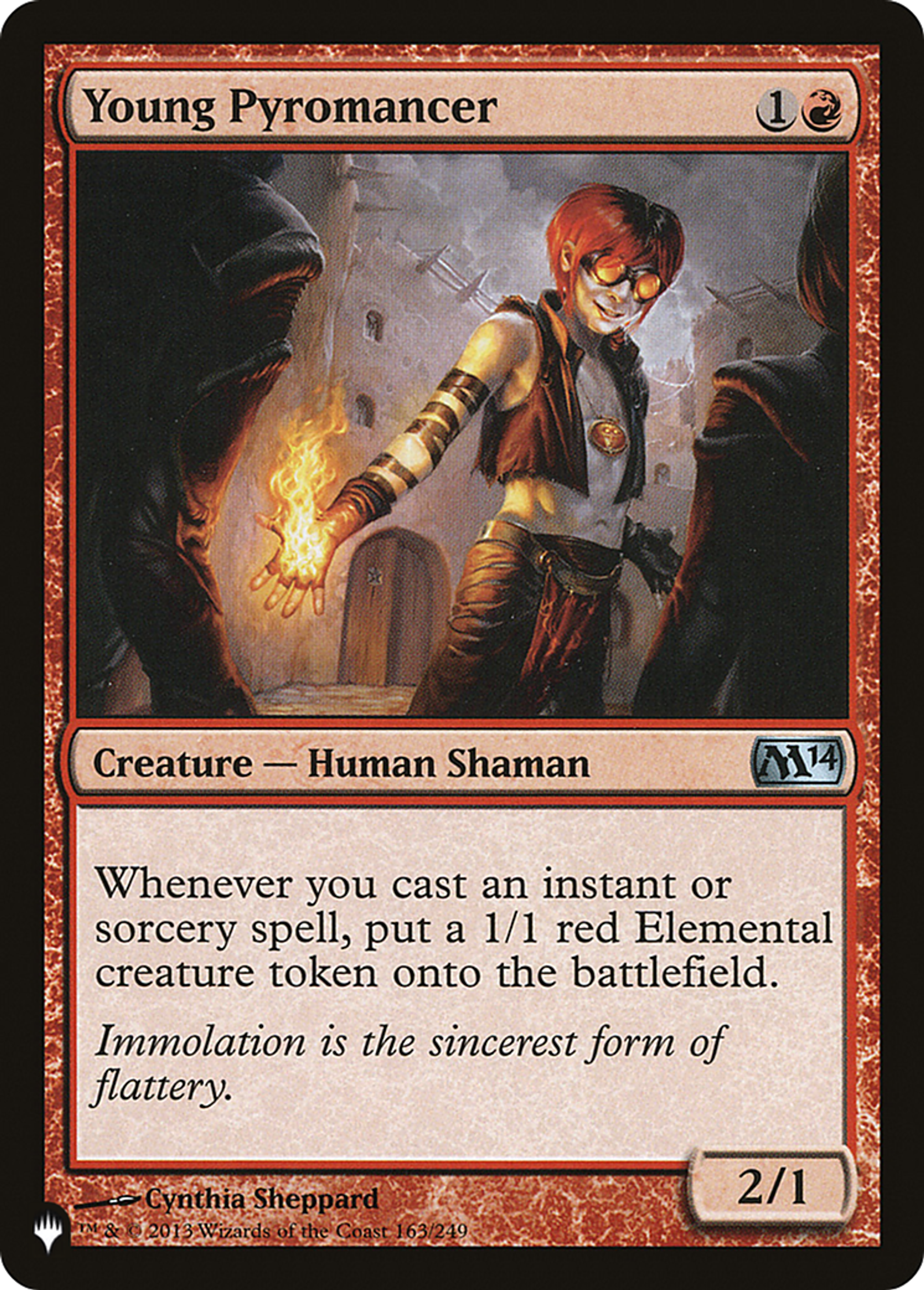 Jeune pyromancien — The List — Magic: The Gathering