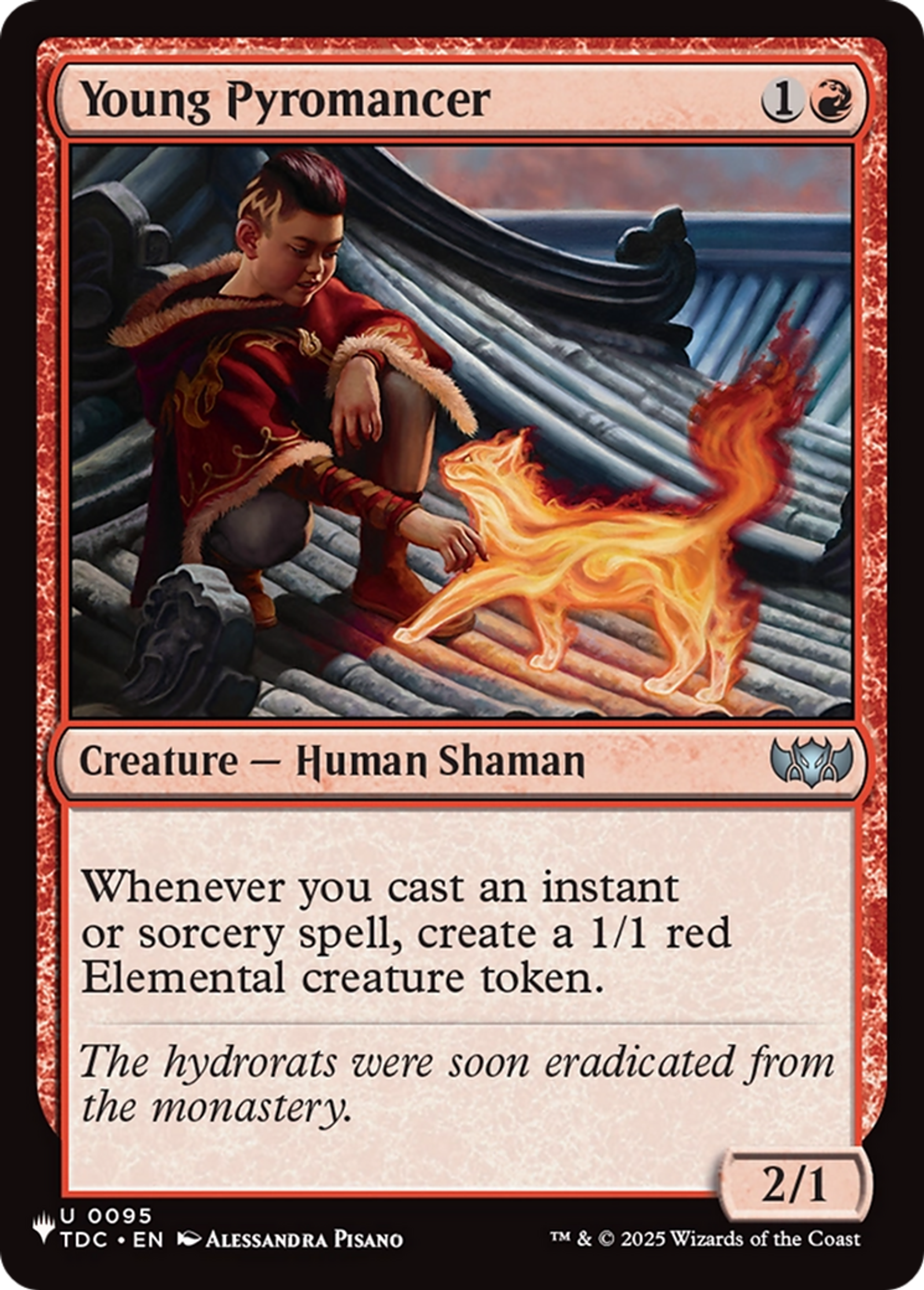 Jeune pyromancien — The List — Magic: The Gathering