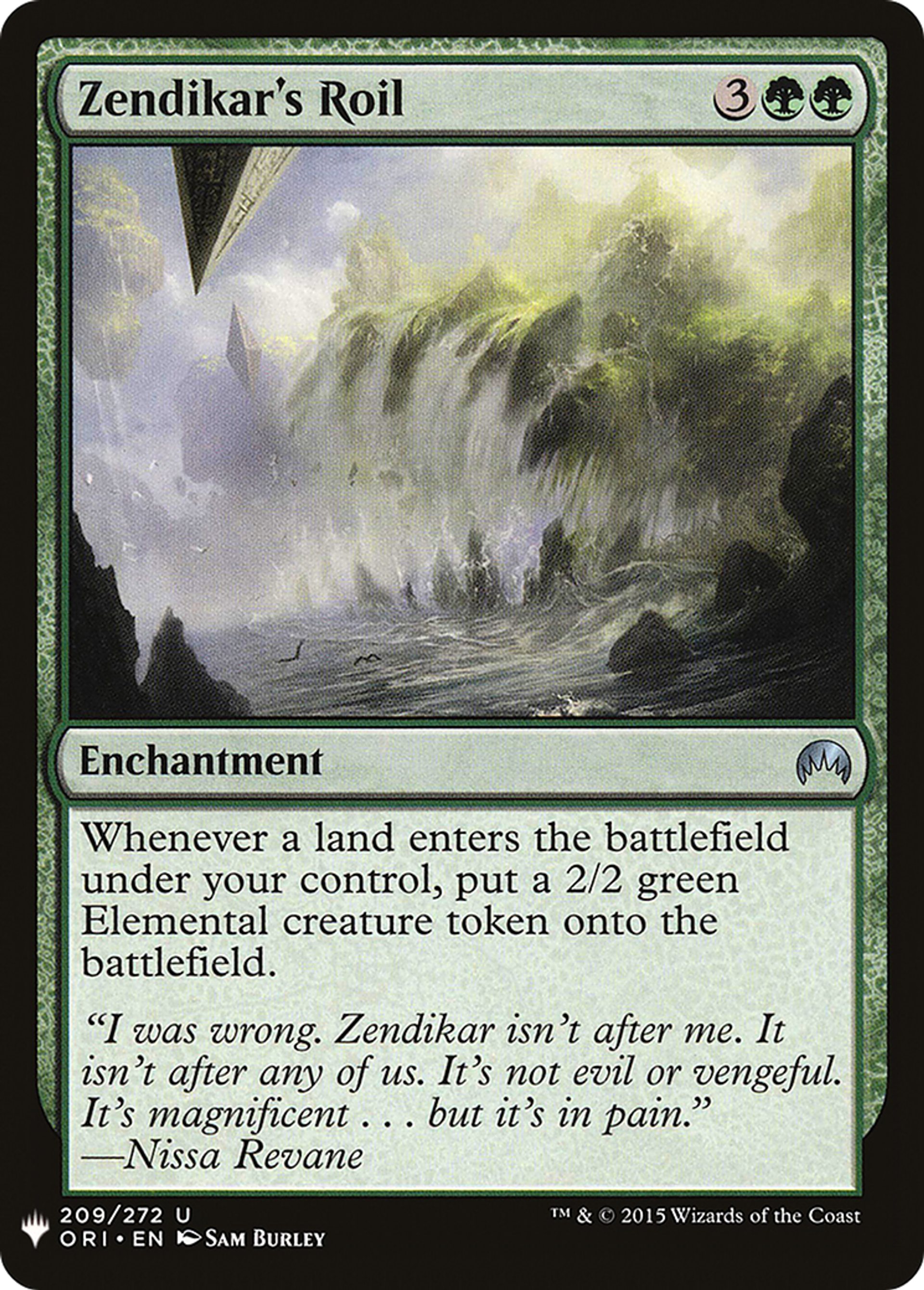Roulis de Zendikar — The List — Magic: The Gathering