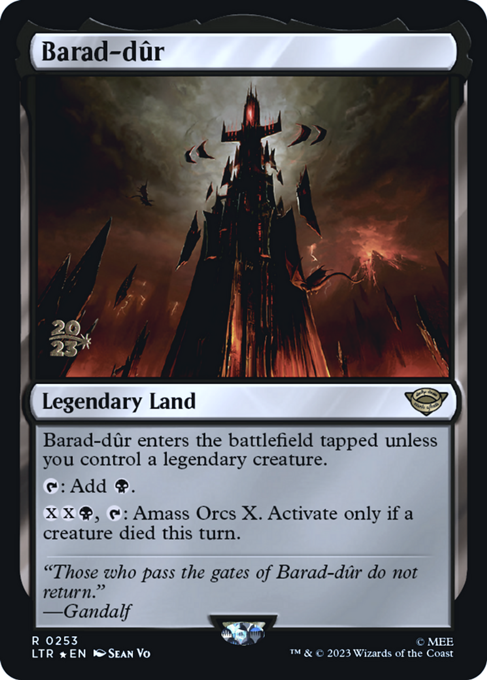 Barad-dûr — Tales of Middle-earth Promos — Magic: The Gathering