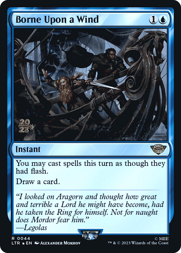 Borne Upon a Wind — Tales of Middle-earth Promos — Magic: The Gathering
