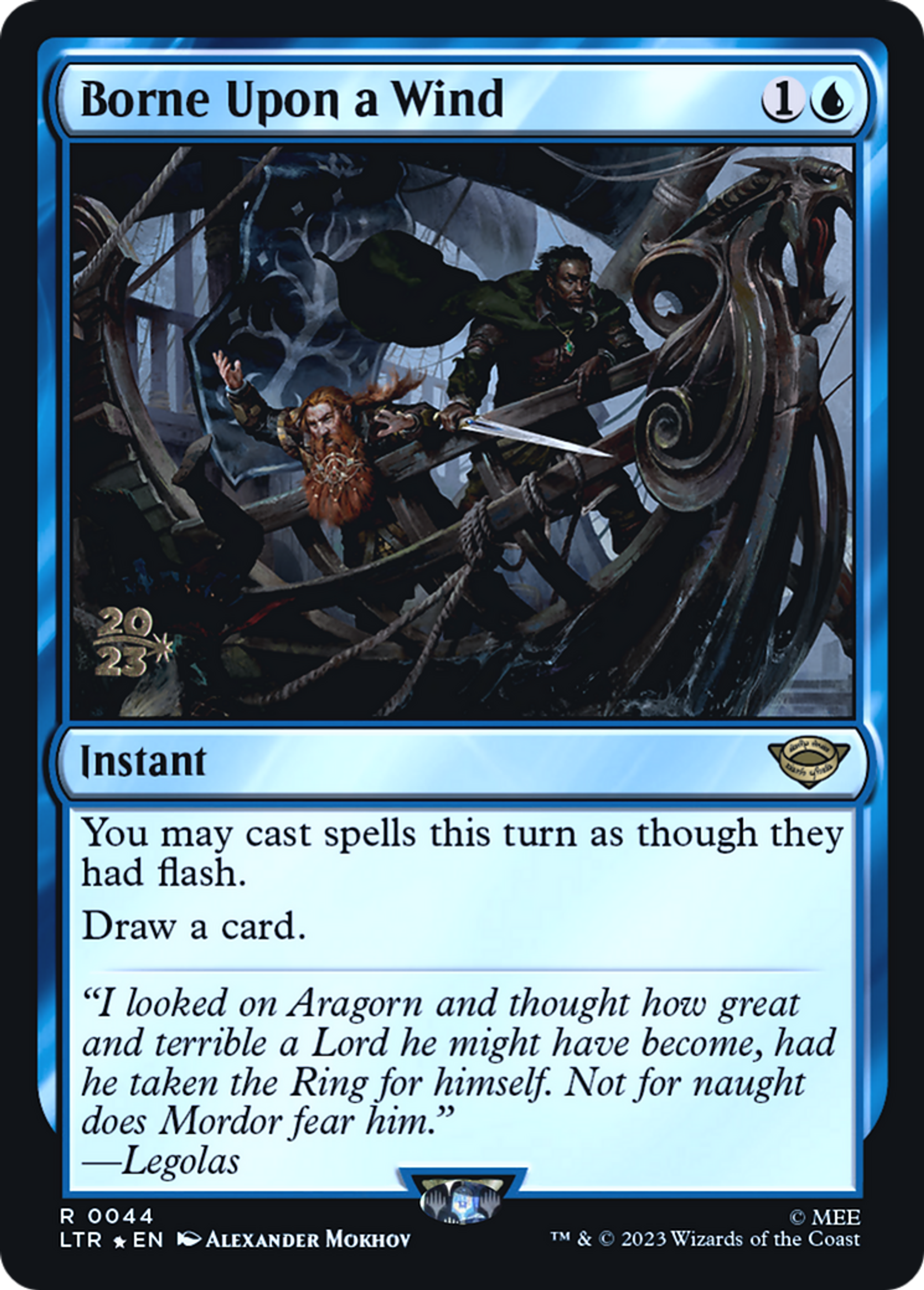 Borne Upon a Wind — Tales of Middle-earth Promos — Magic: The Gathering