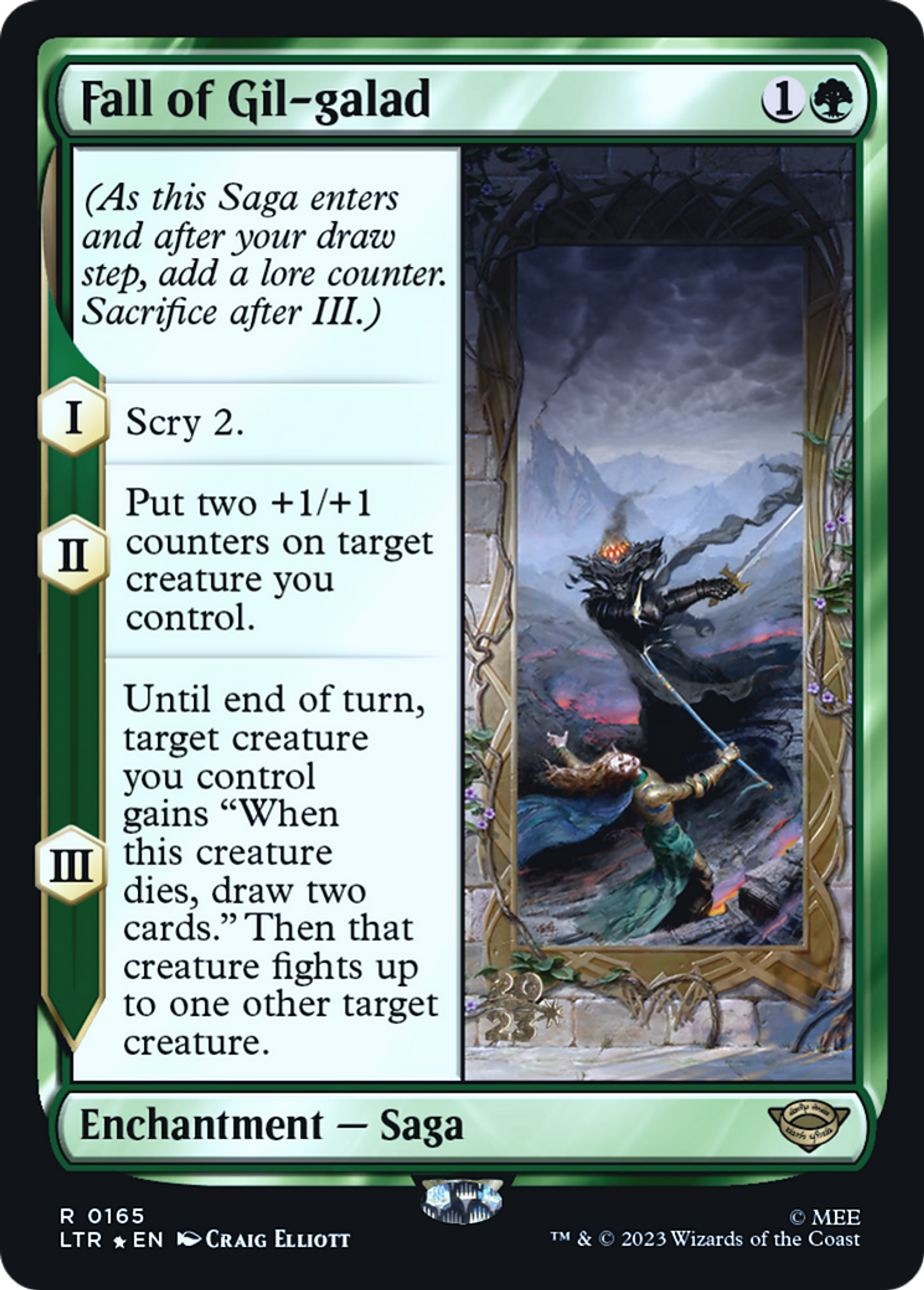 Fall of Gil-galad — Tales of Middle-earth Promos — Magic: The Gathering
