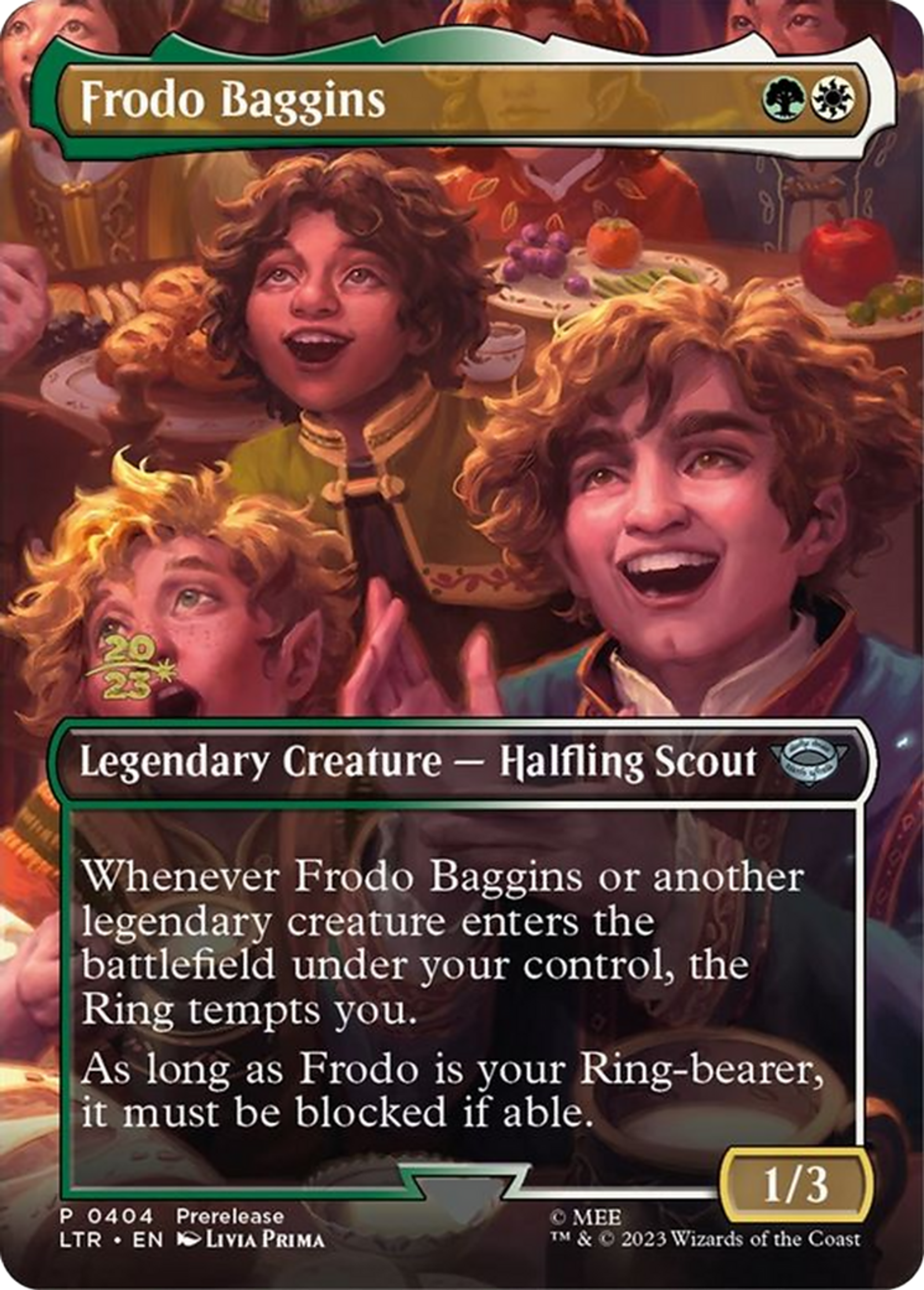 Frodo Sacquet — Tales of Middle-earth Promos — Magic: The Gathering