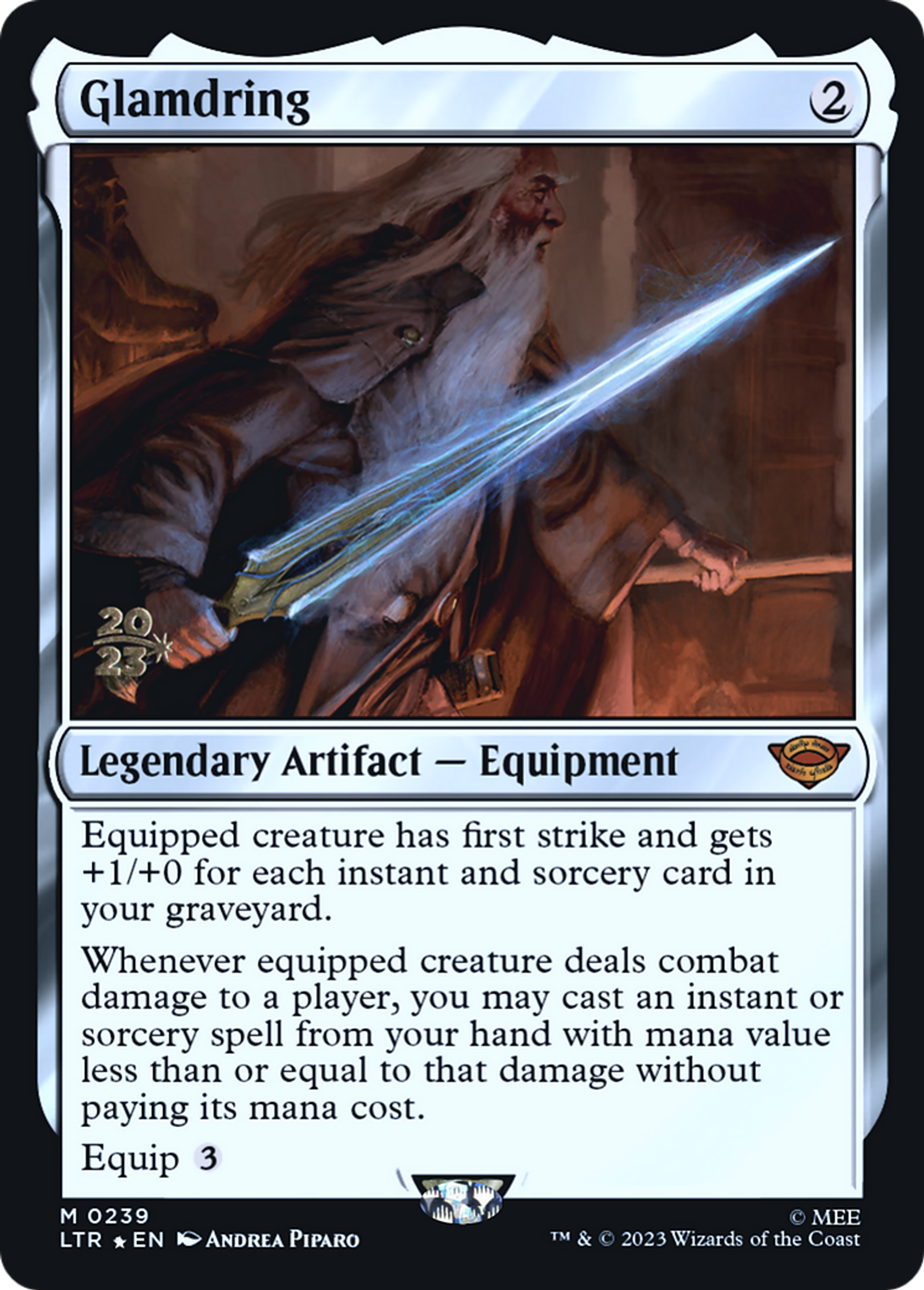 Glamdring — Tales of Middle-earth Promos — Magic: The Gathering
