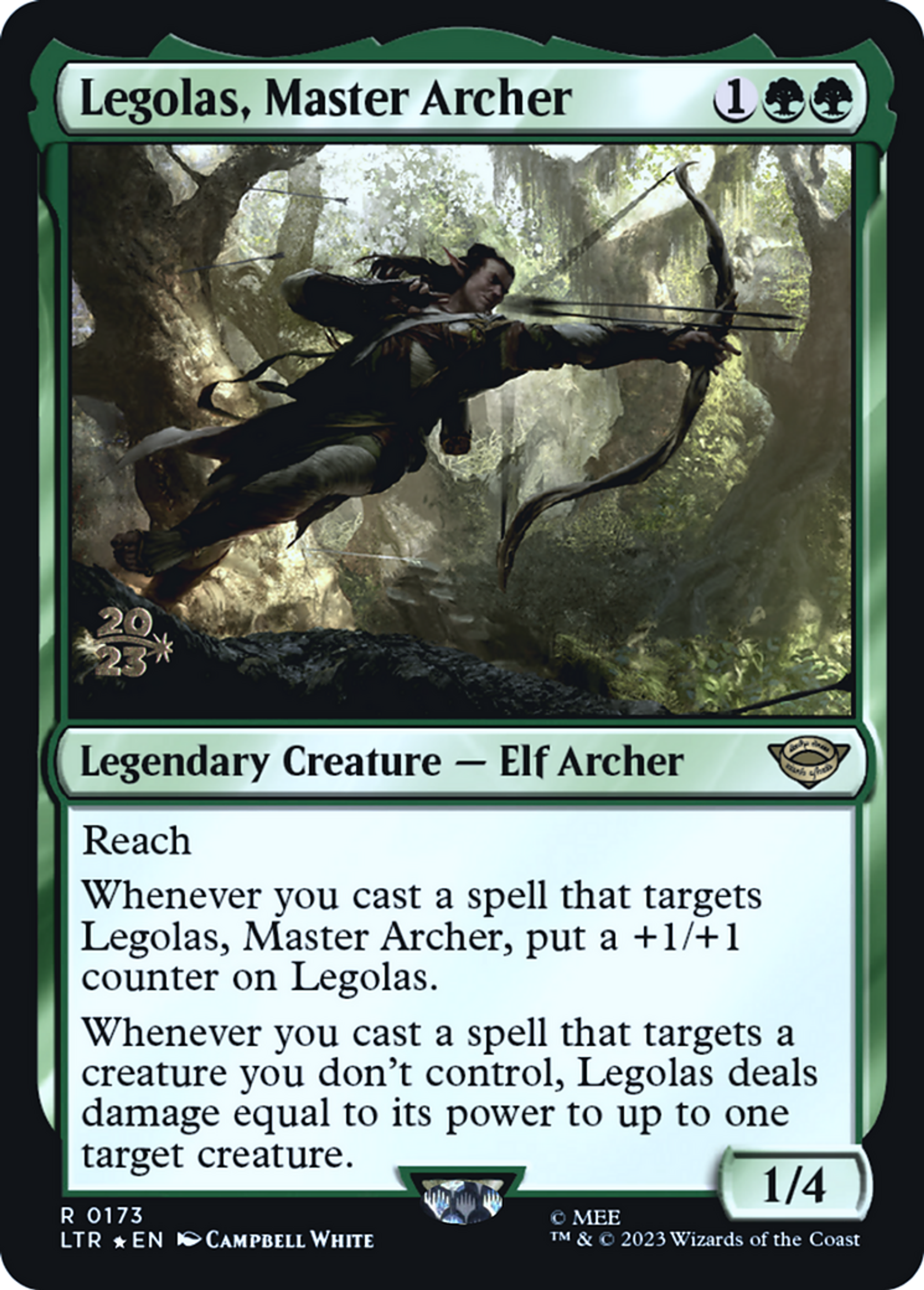 Legolas, Master Archer — Tales of Middle-earth Promos — Magic: The Gathering