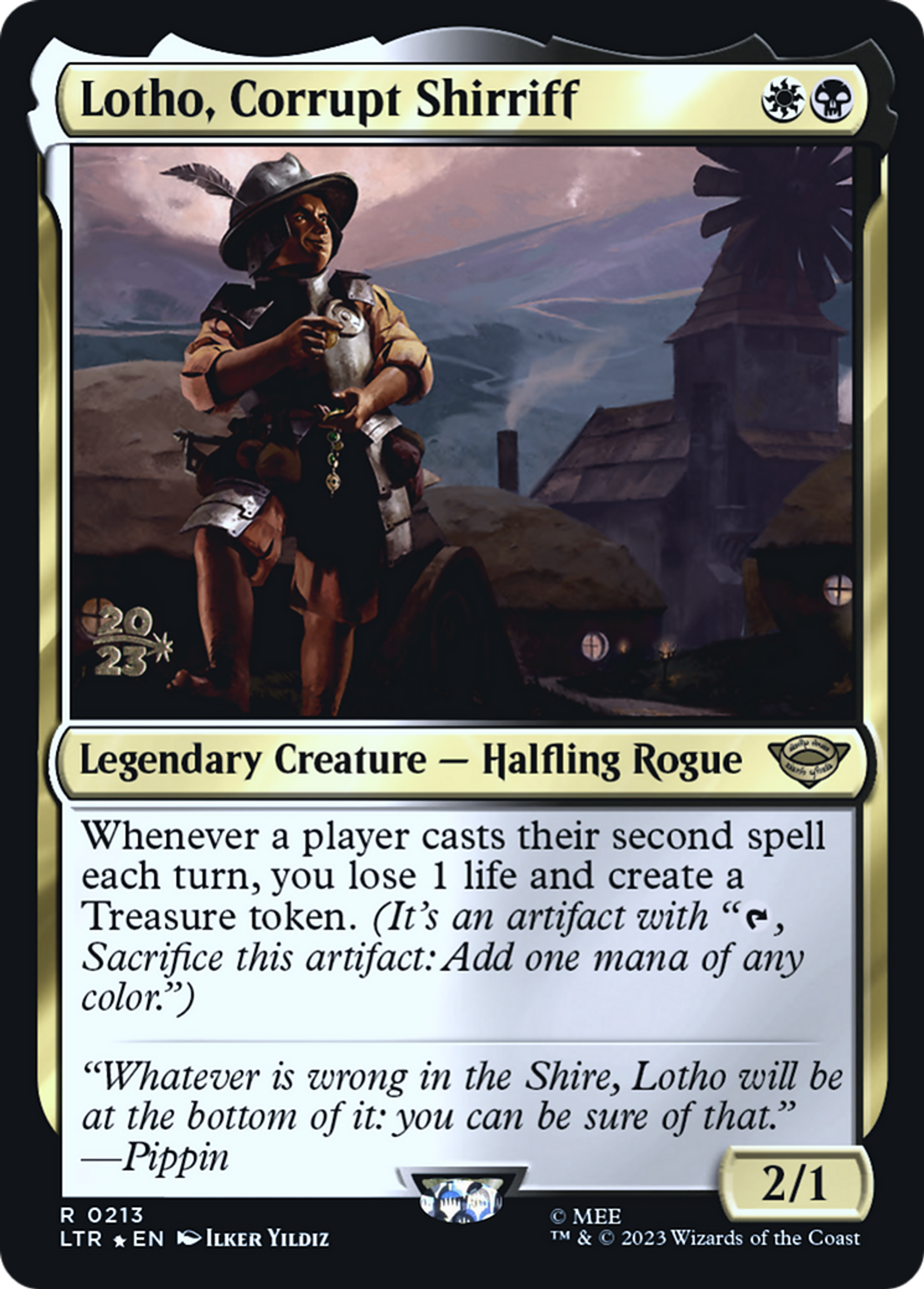 Lotho, Corrupt Shirriff — Tales of Middle-earth Promos — Magic: The Gathering