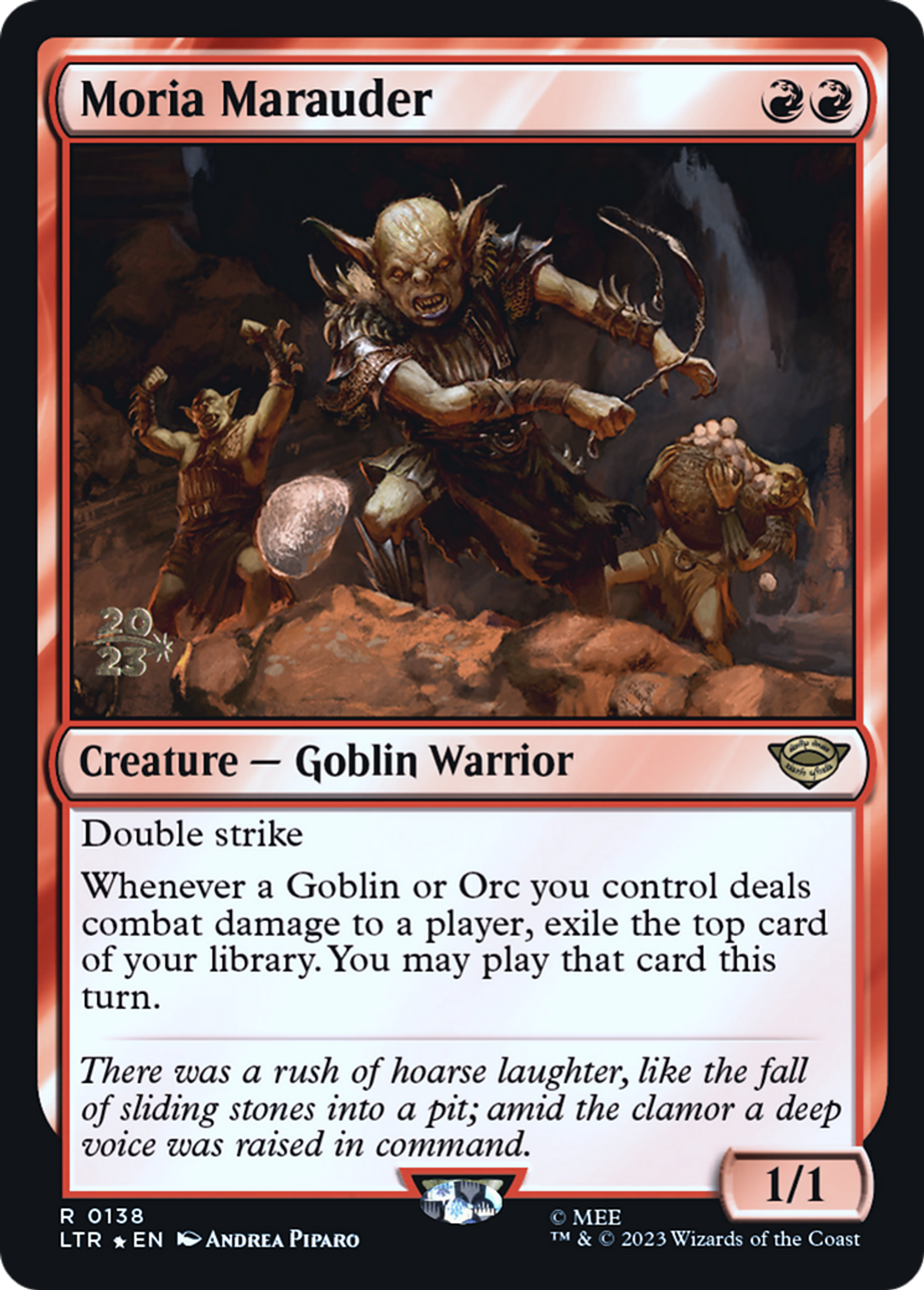Moria Marauder — Tales of Middle-earth Promos — Magic: The Gathering