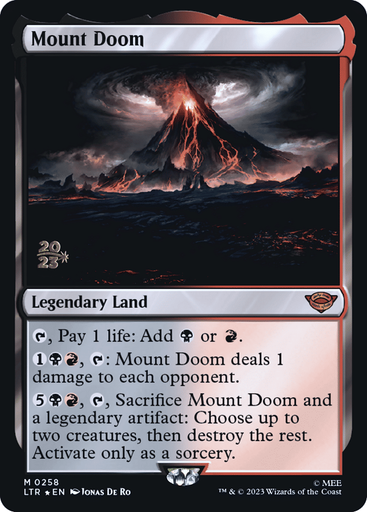 Mount Doom — Tales of Middle-earth Promos — Magic: The Gathering