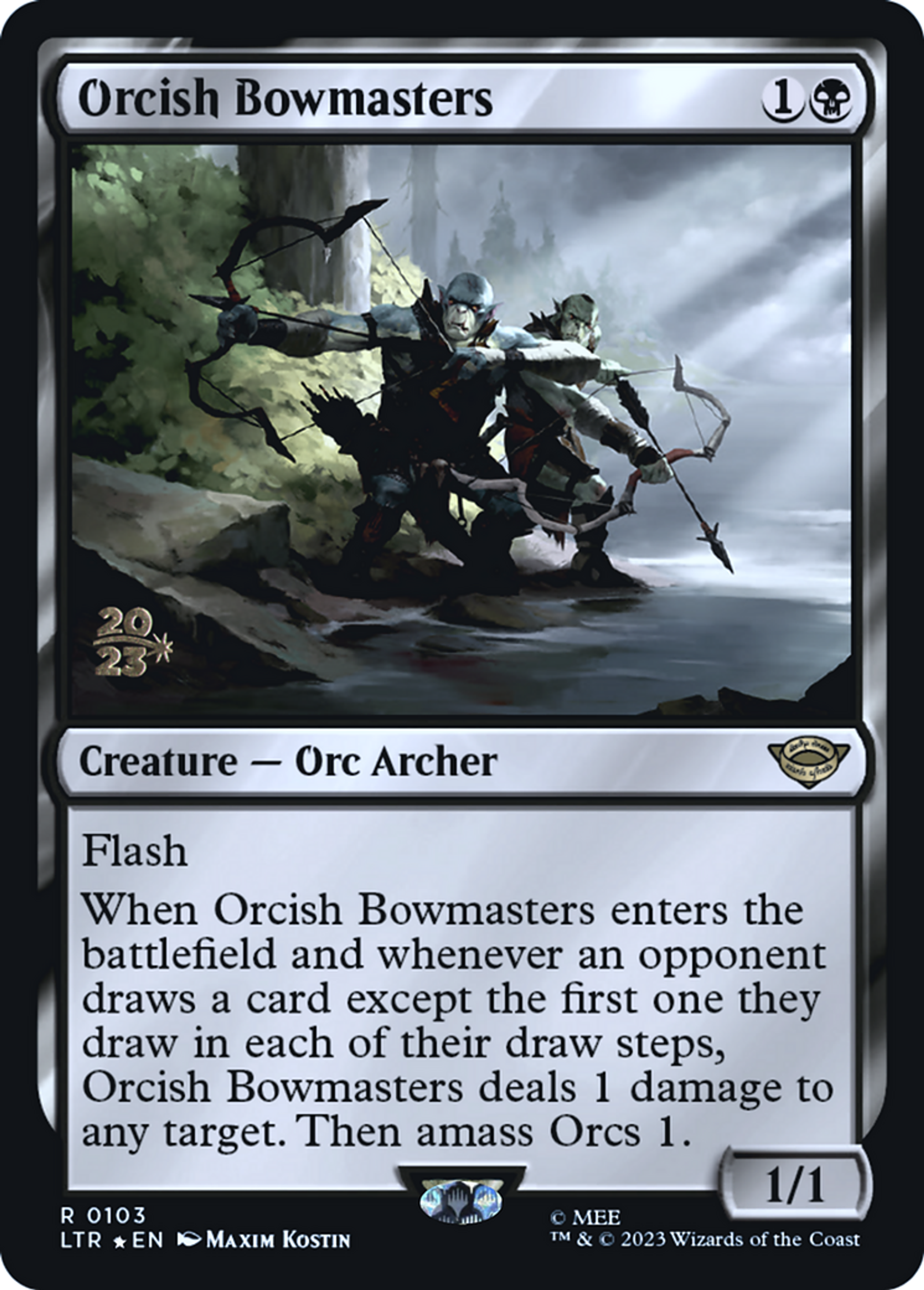 Orcish Bowmasters — Tales of Middle-earth Promos — Magic: The Gathering