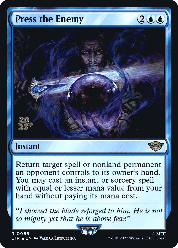 Press the Enemy — Tales of Middle-earth Promos — Magic: The Gathering