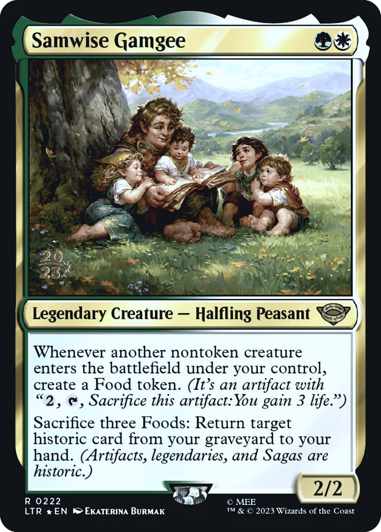 Samwise Gamgee — Tales of Middle-earth Promos — Magic: The Gathering
