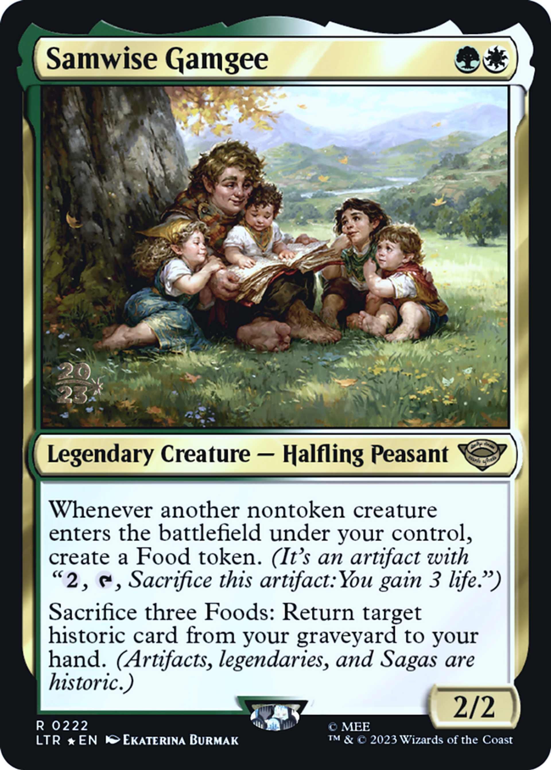 Samwise Gamgee — Tales of Middle-earth Promos — Magic: The Gathering
