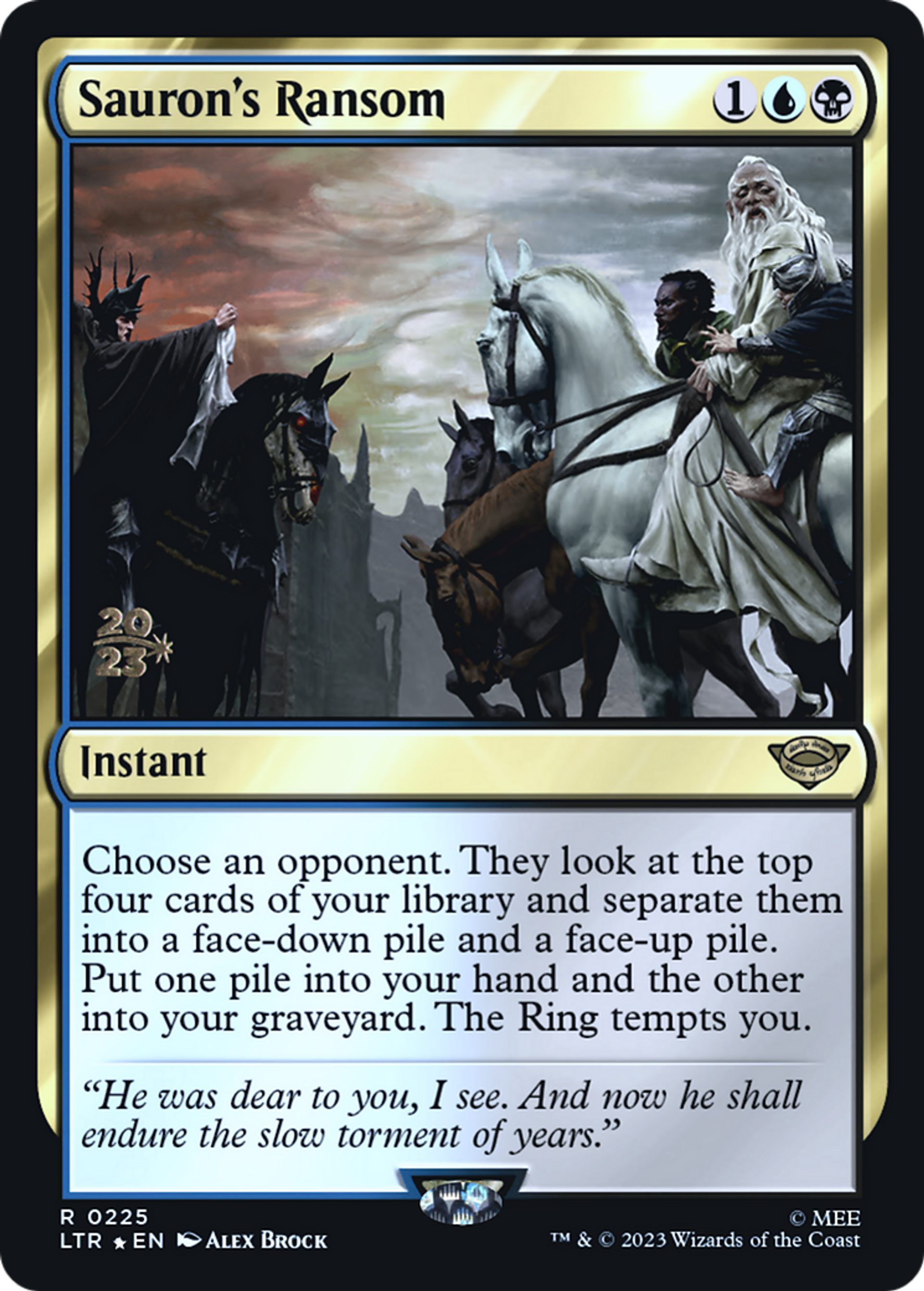 Sauron's Ransom — Tales of Middle-earth Promos — Magic: The Gathering