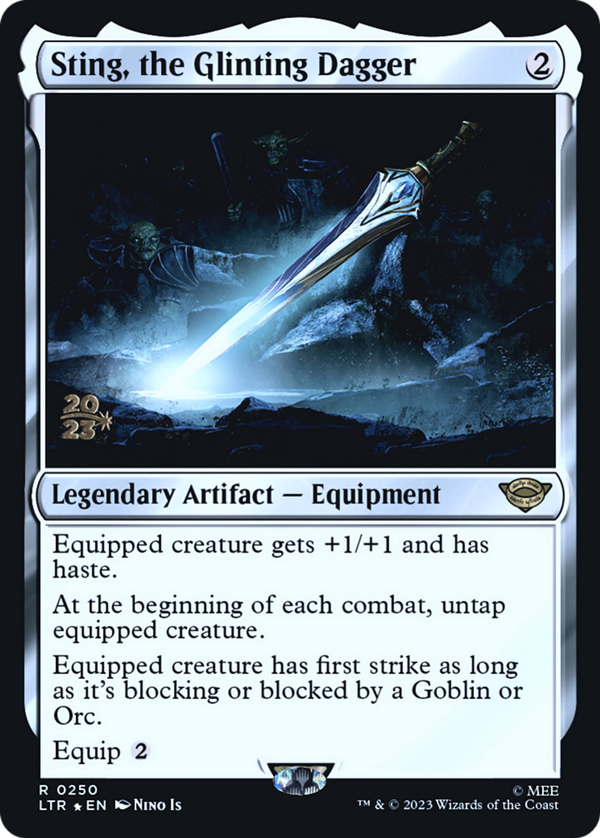 Sting, the Glinting Dagger — Tales of Middle-earth Promos — Magic: The Gathering