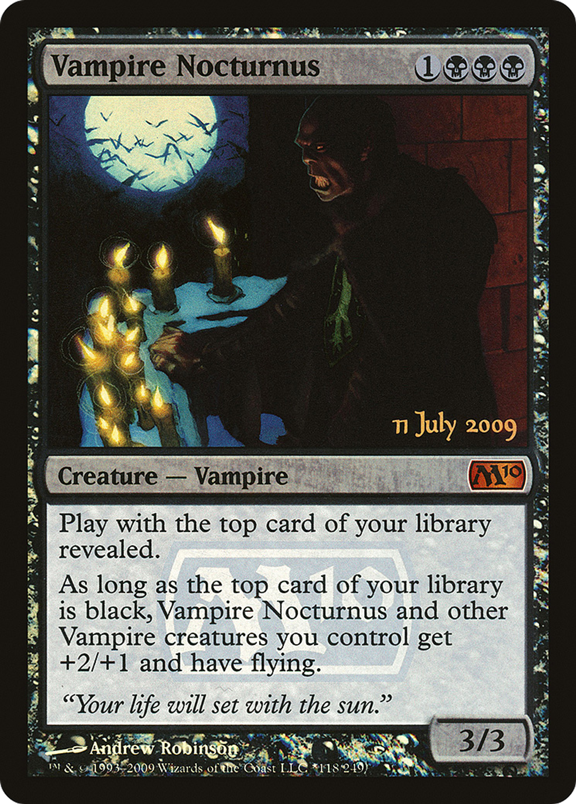 Vampire Nocturnus — Magic 2010 Promos — Magic: The Gathering