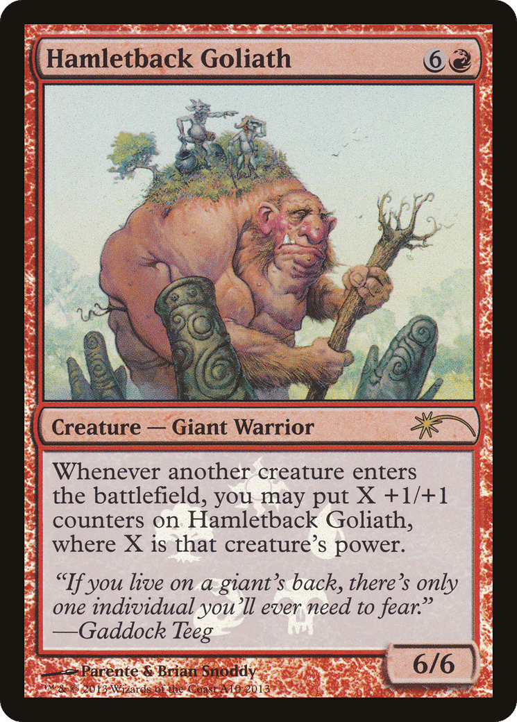Hamletback Goliath — Magic 2013 Promos — Magic: The Gathering