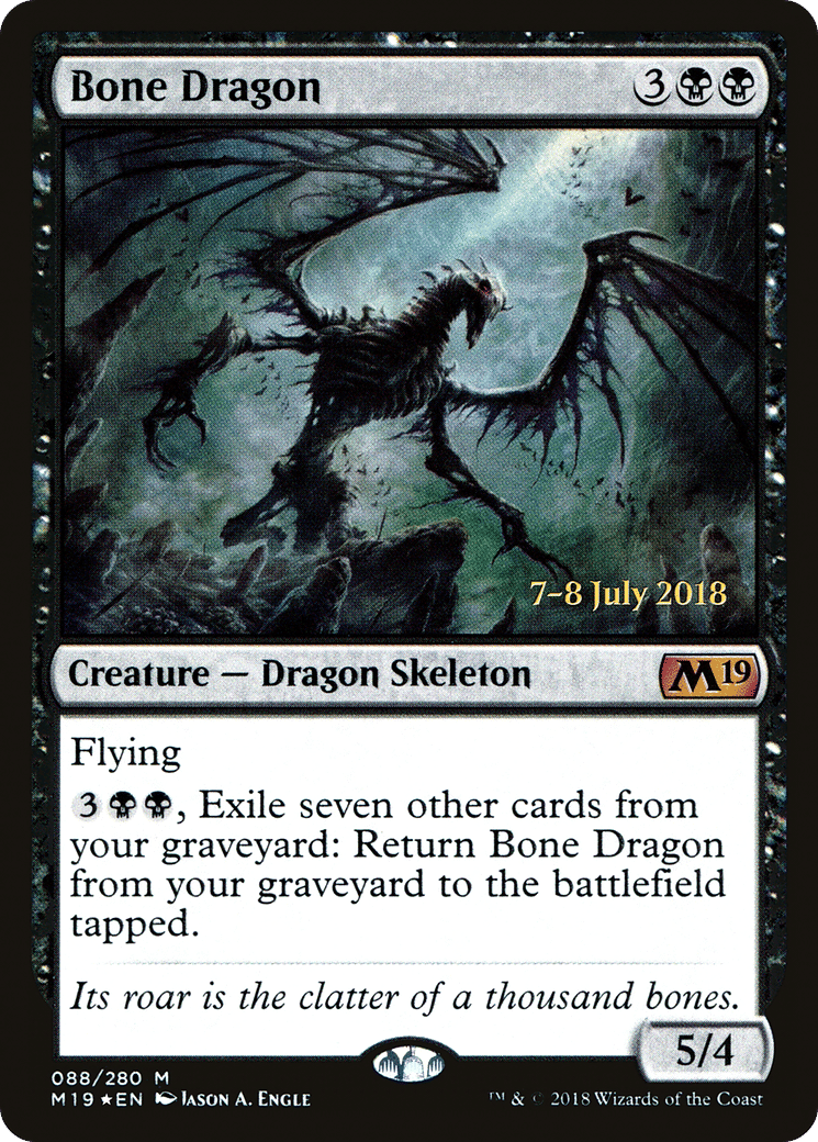 Bone Dragon — Core Set 2019 Promos — Magic: The Gathering