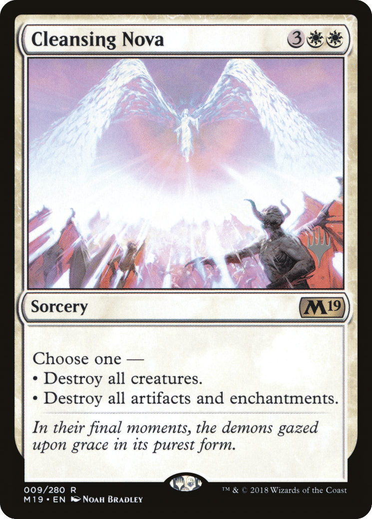 Cleansing Nova — Core Set 2019 Promos — Magic: The Gathering