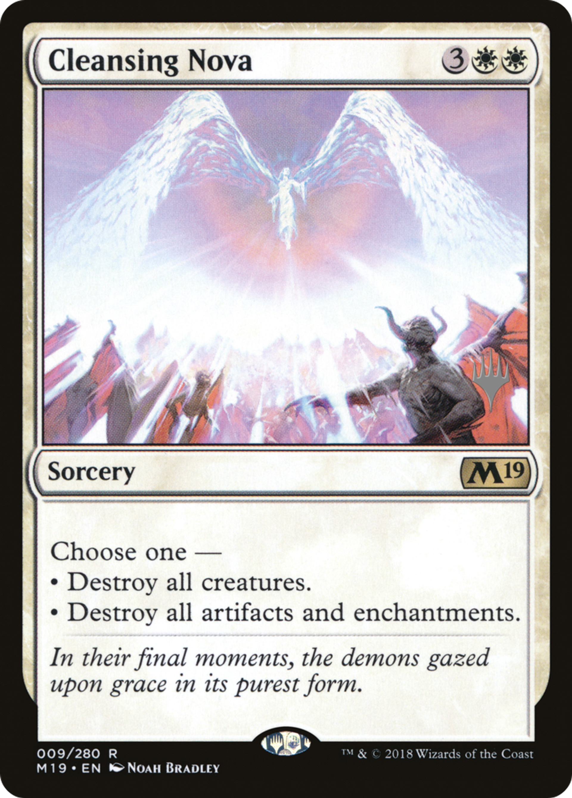 Cleansing Nova — Core Set 2019 Promos — Magic: The Gathering