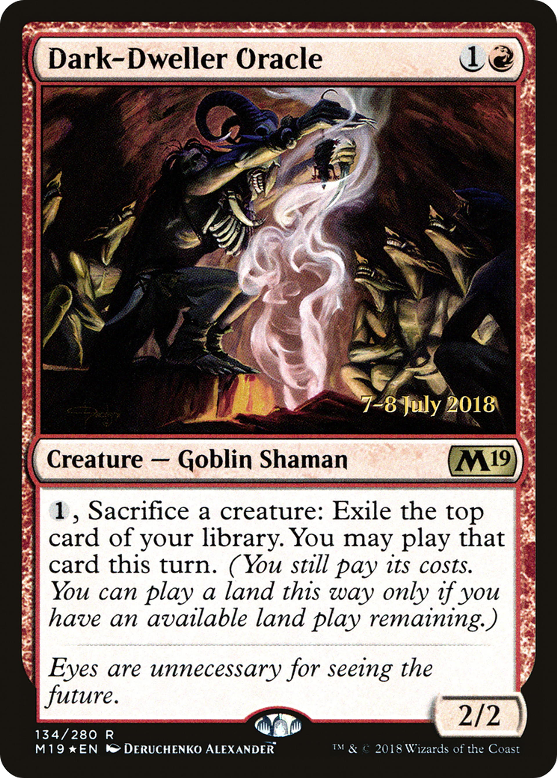 Dark-Dweller Oracle — Core Set 2019 Promos — Magic: The Gathering
