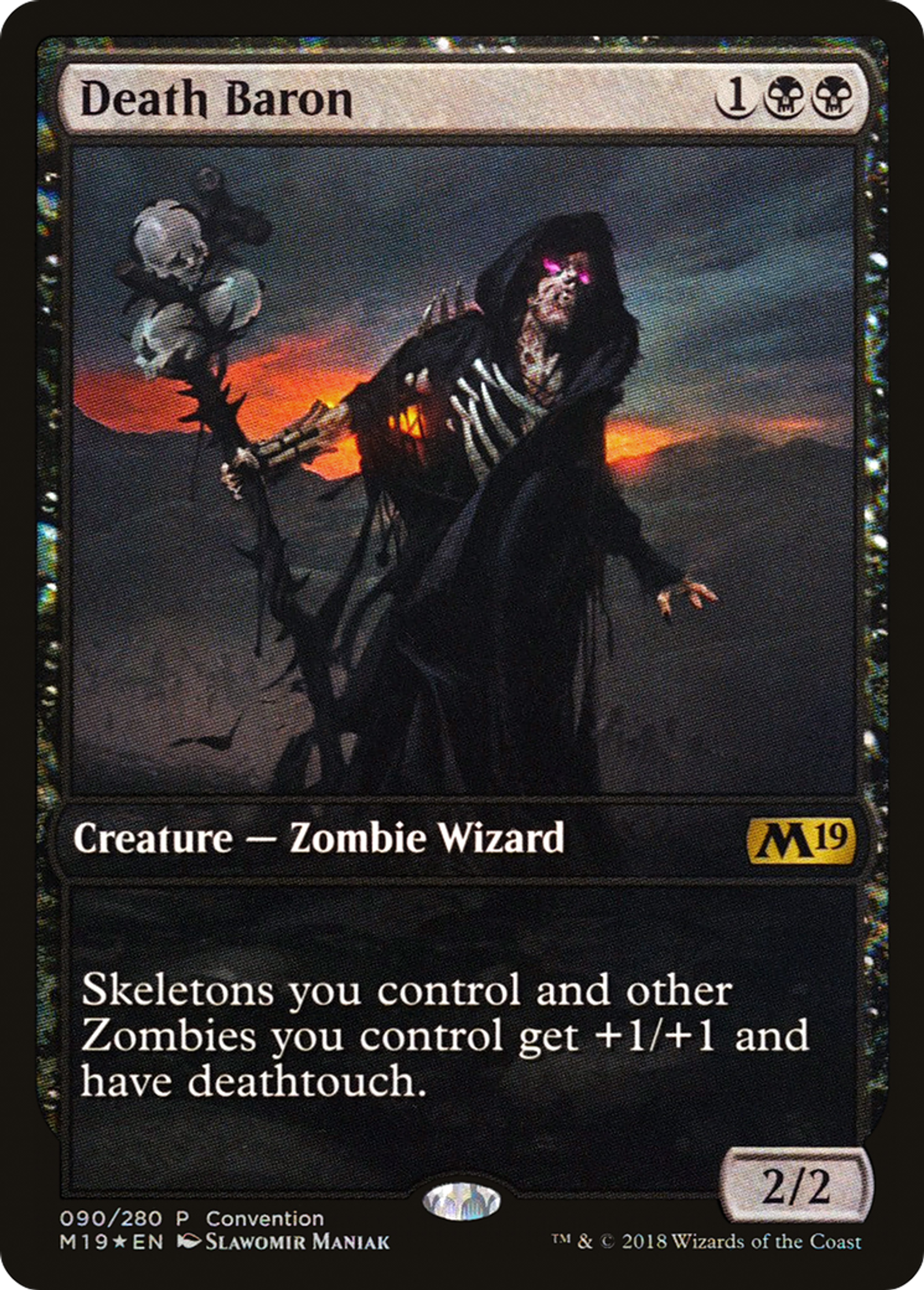 Death Baron — Core Set 2019 Promos — Magic: The Gathering