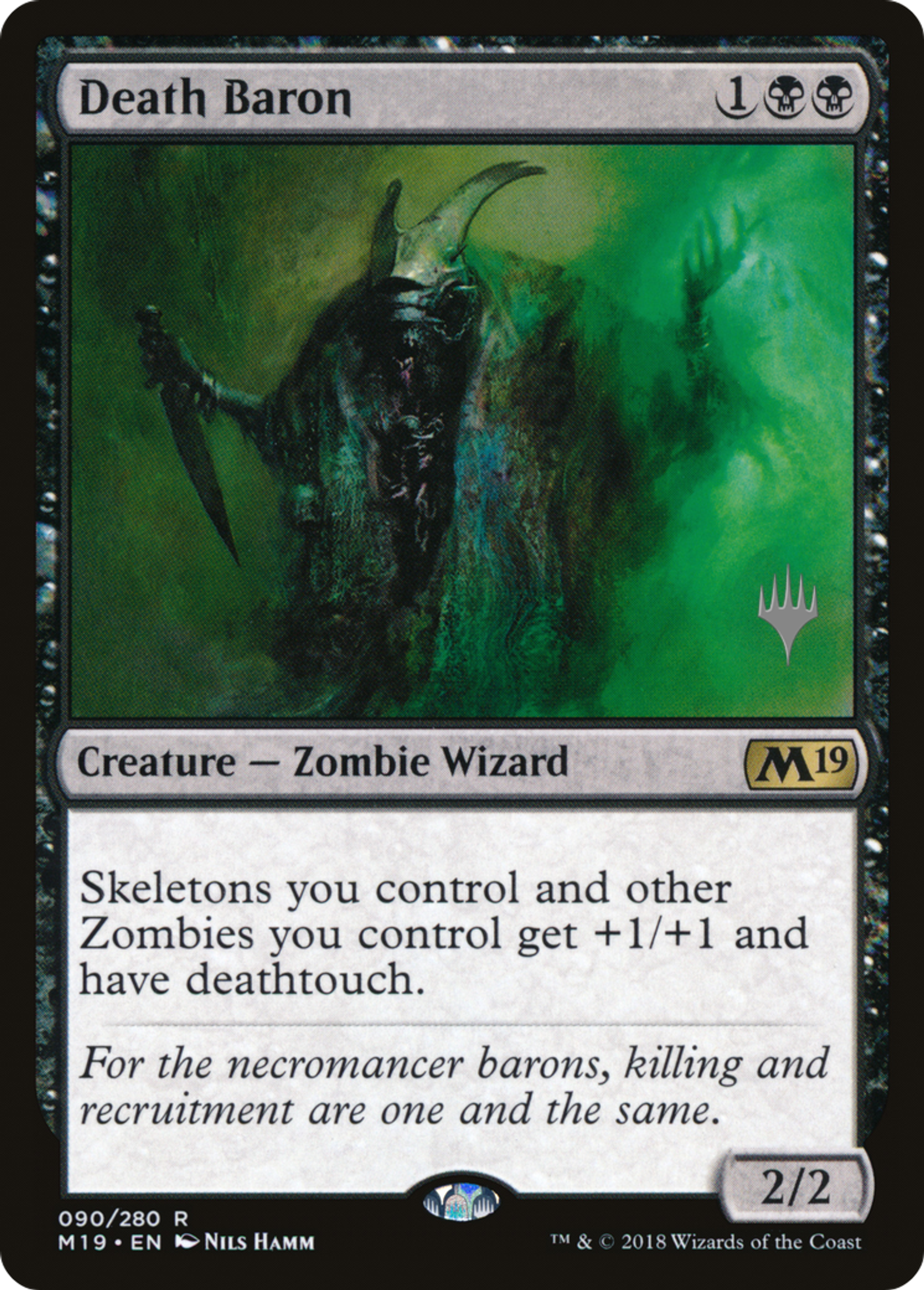 Death Baron — Core Set 2019 Promos — Magic: The Gathering