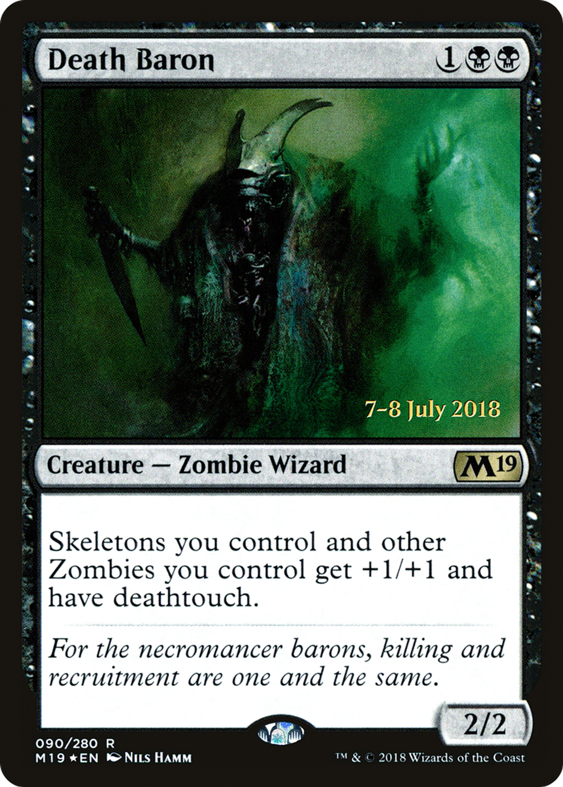 Death Baron — Core Set 2019 Promos — Magic: The Gathering