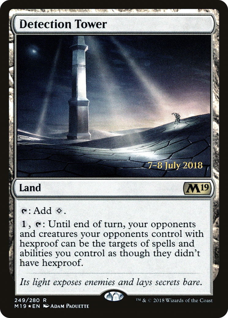 Detection Tower — Core Set 2019 Promos — Magic: The Gathering