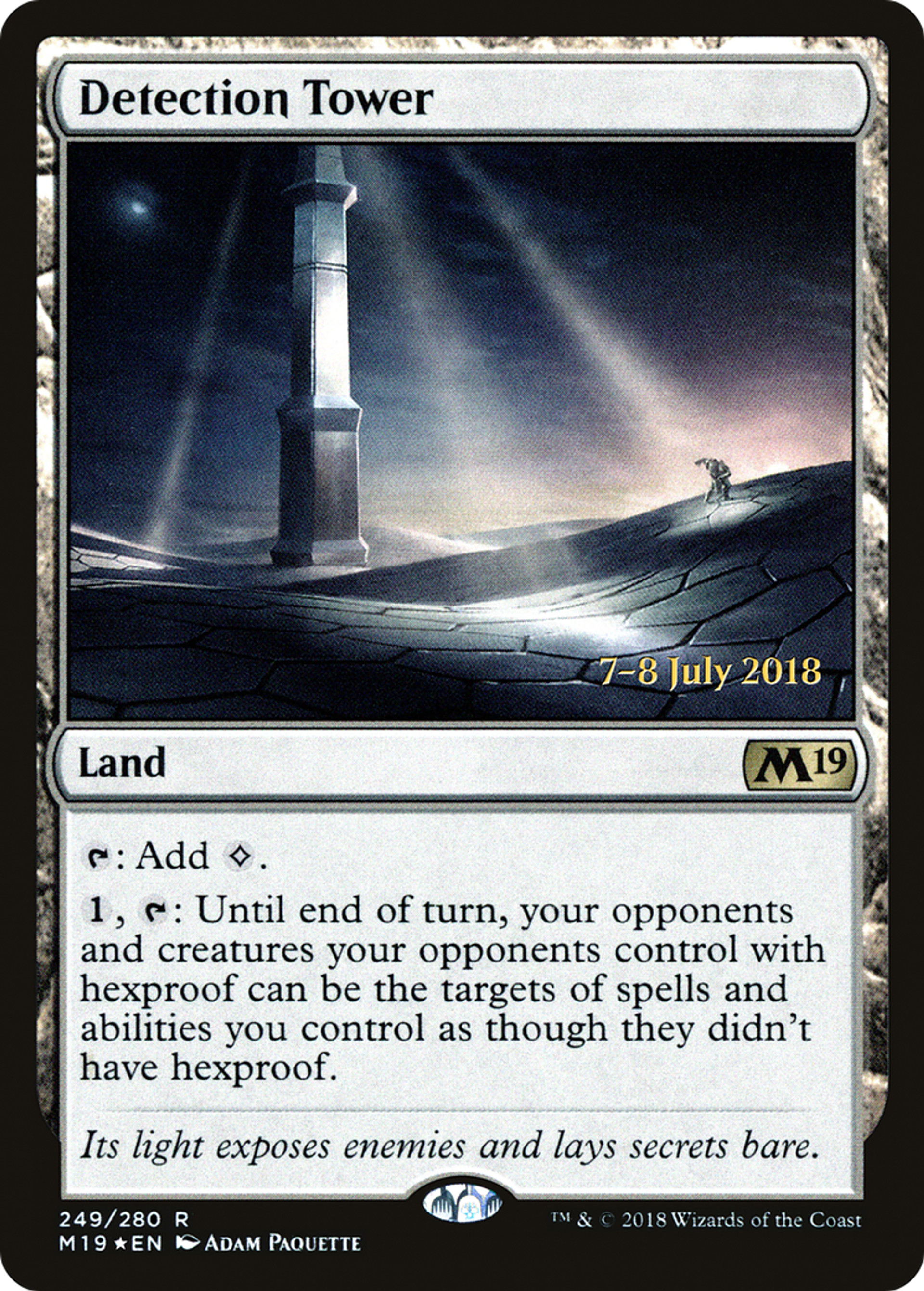 Detection Tower — Core Set 2019 Promos — Magic: The Gathering