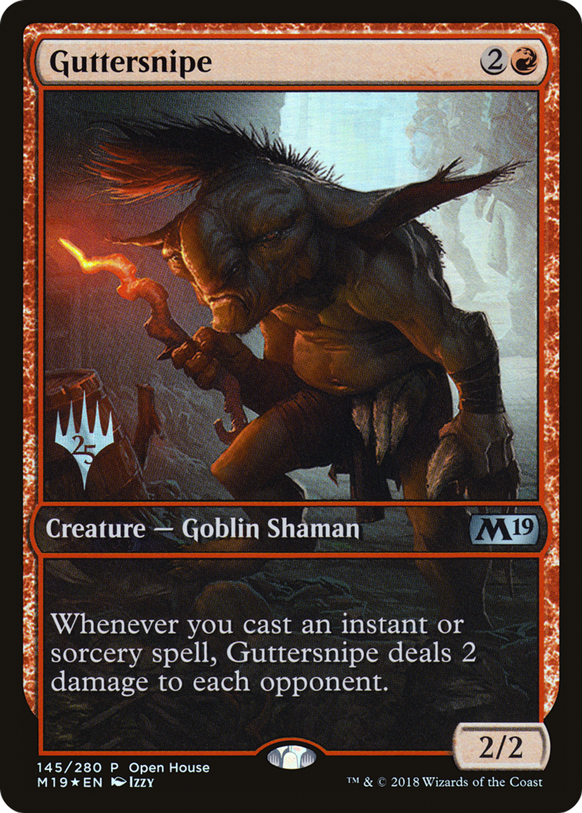 Guttersnipe — Core Set 2019 Promos — Magic: The Gathering